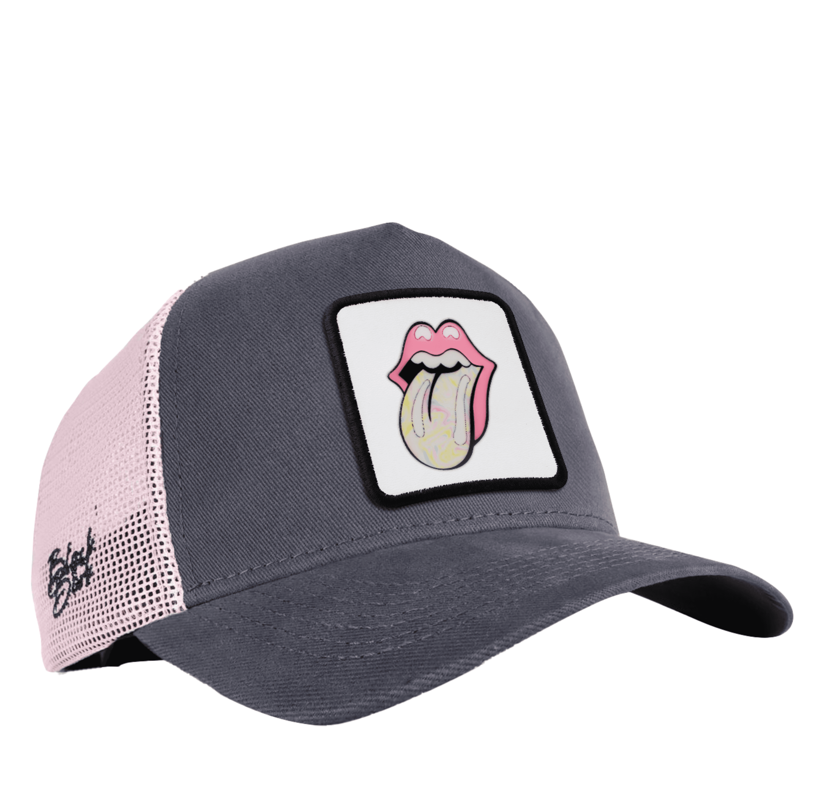 Gorra Antracita - Rosa Polvo Trucker