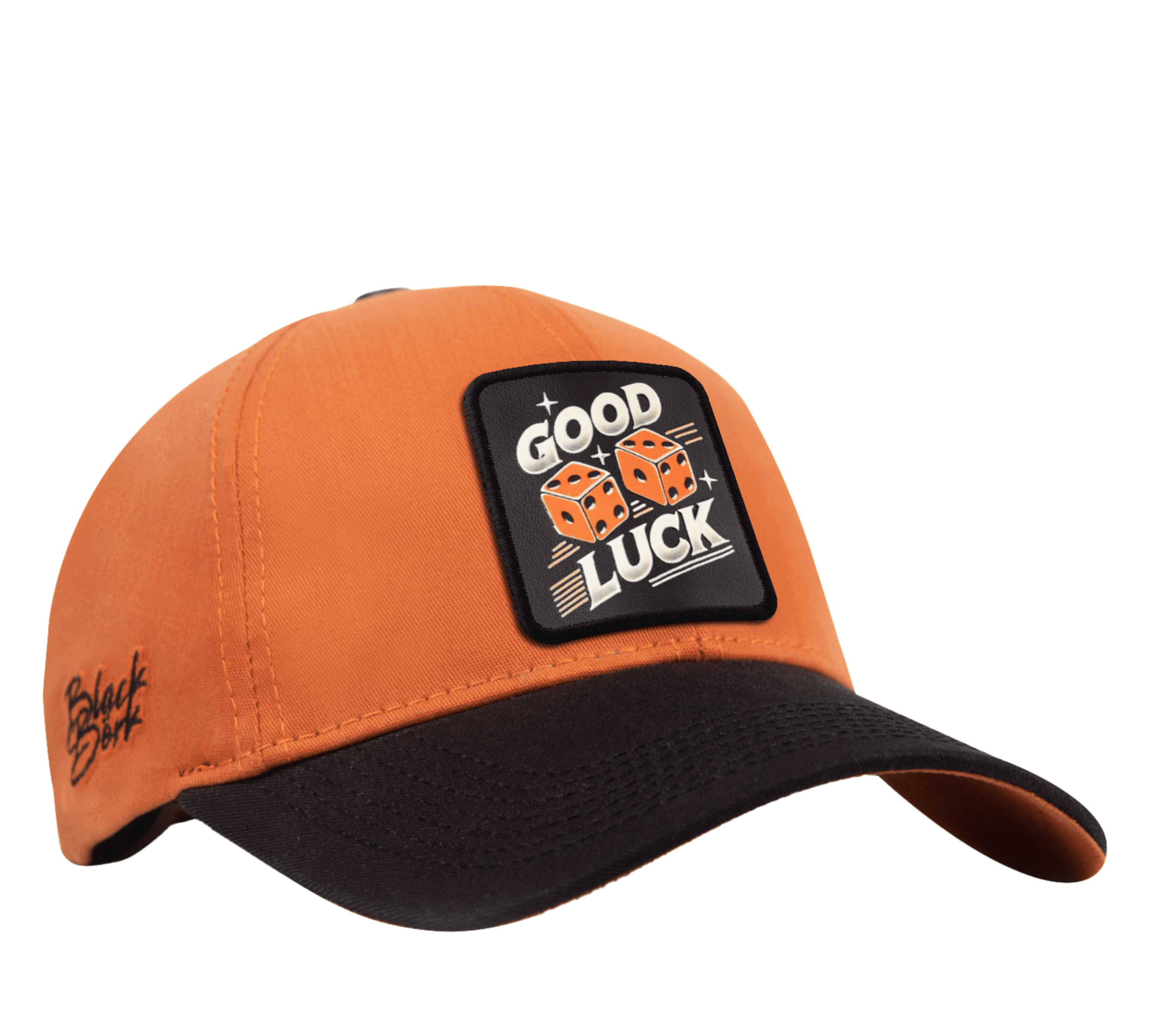 Gorra Six Negro - Ladrillo