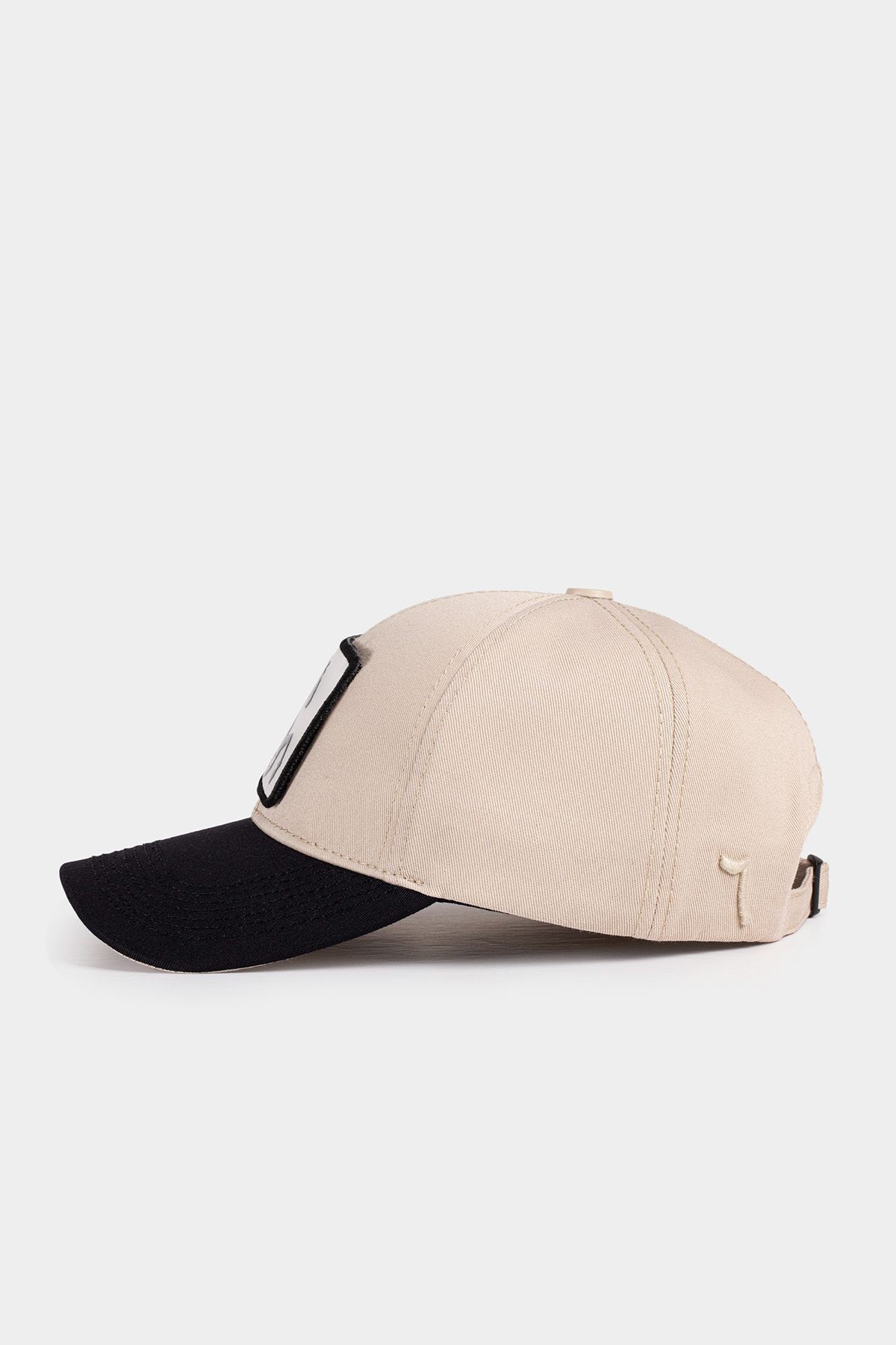 Gorra Six Negro Beige Béisbol