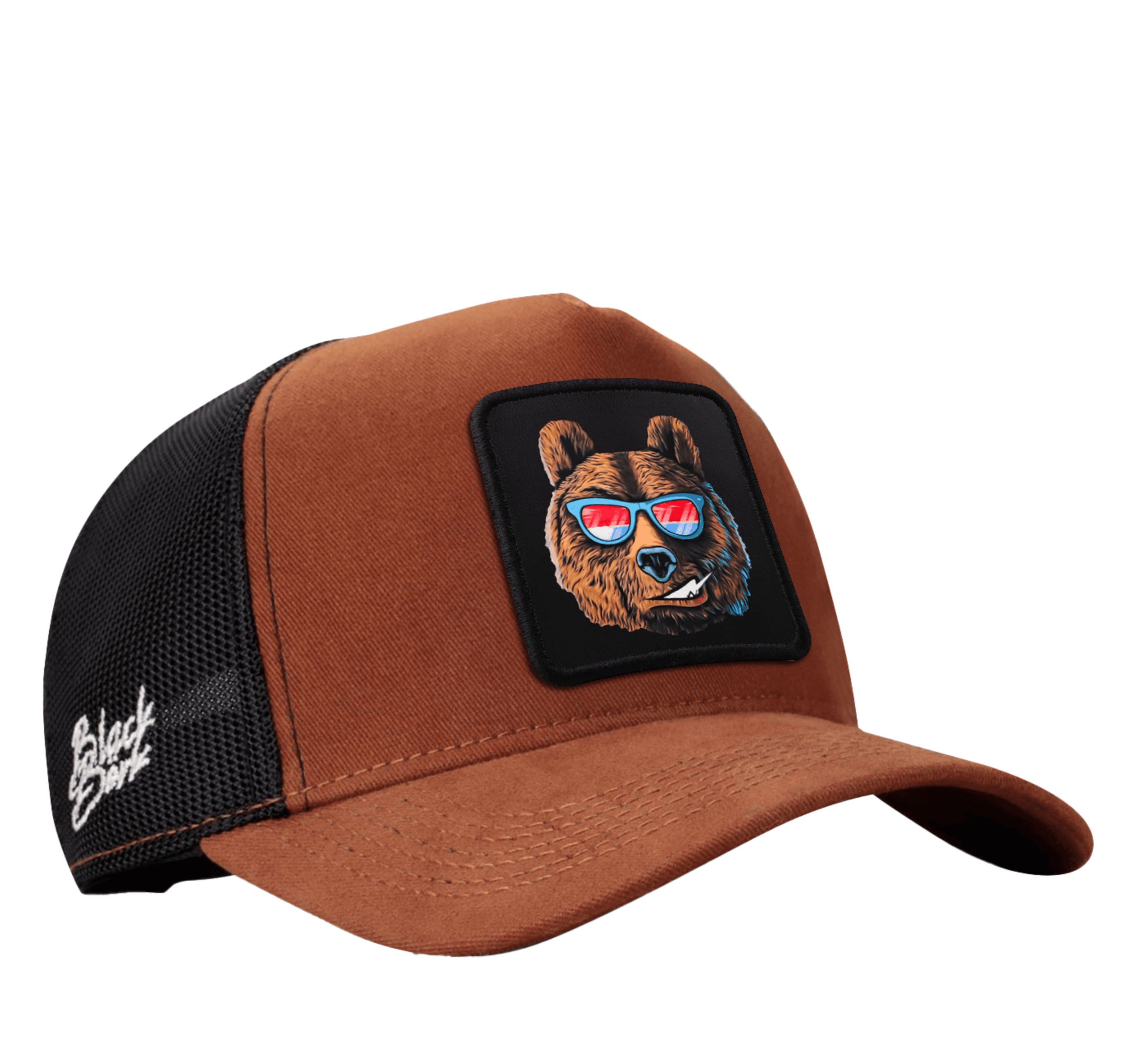 Gorra Camel Negro Trucker