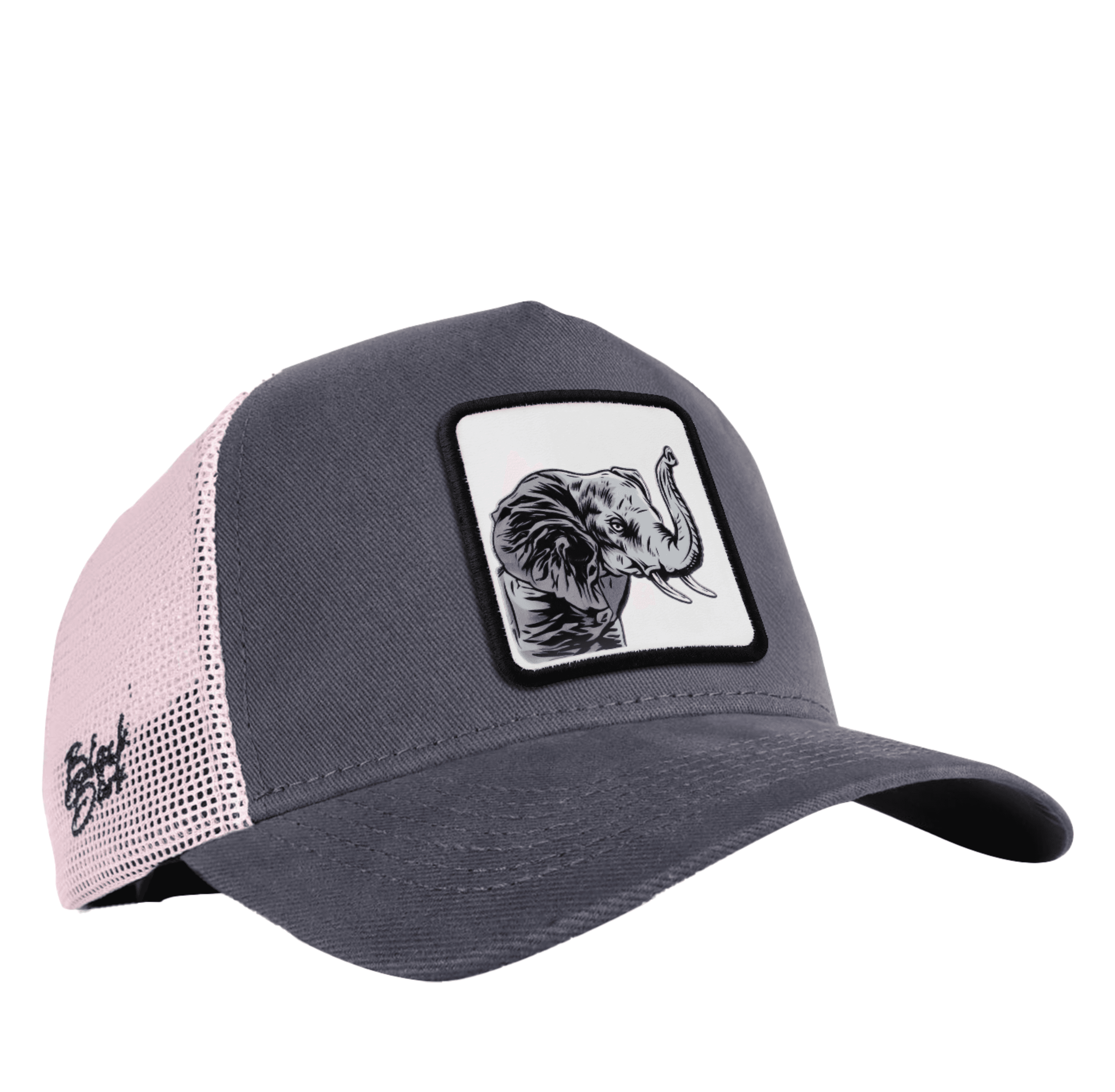 Gorra Antracita - Rosa Polvo Trucker
