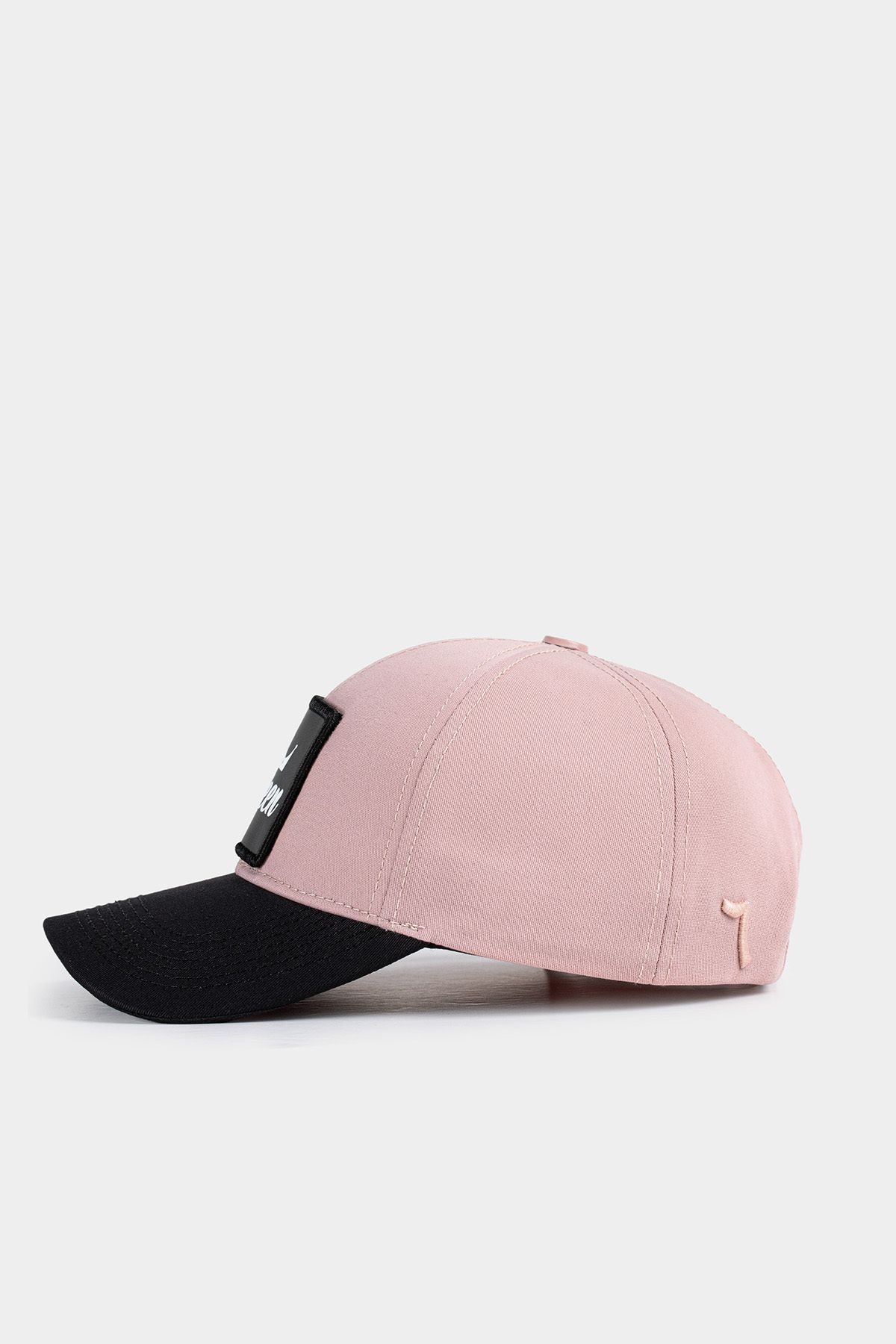 Gorra de béisbol negro-salmón Six con logo de Queen