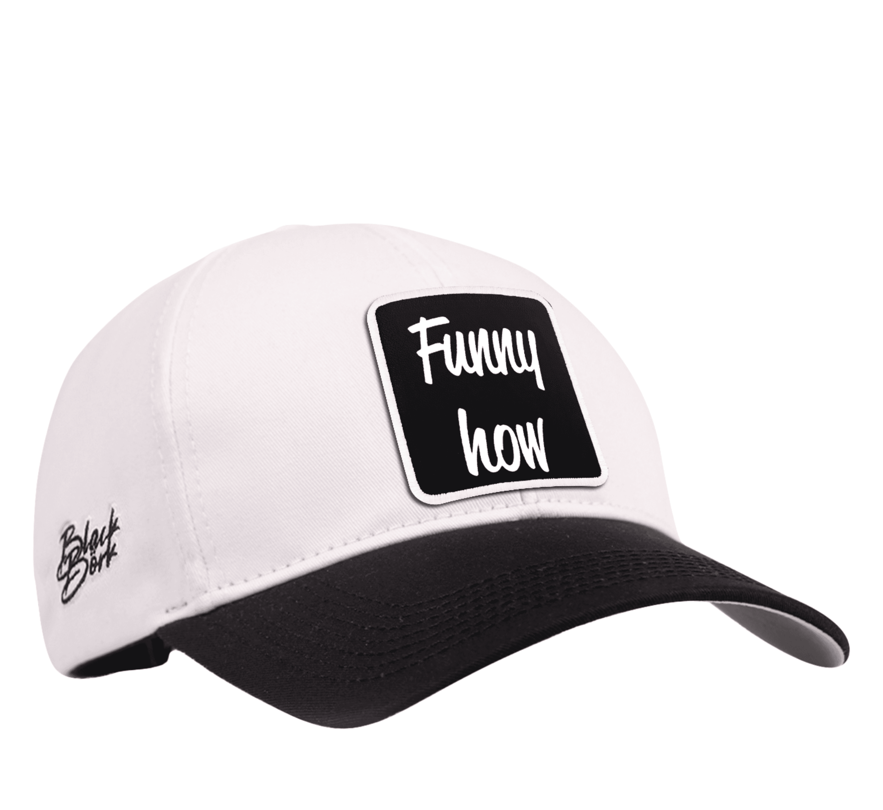 Gorra Six Negro Blanco Béisbol
