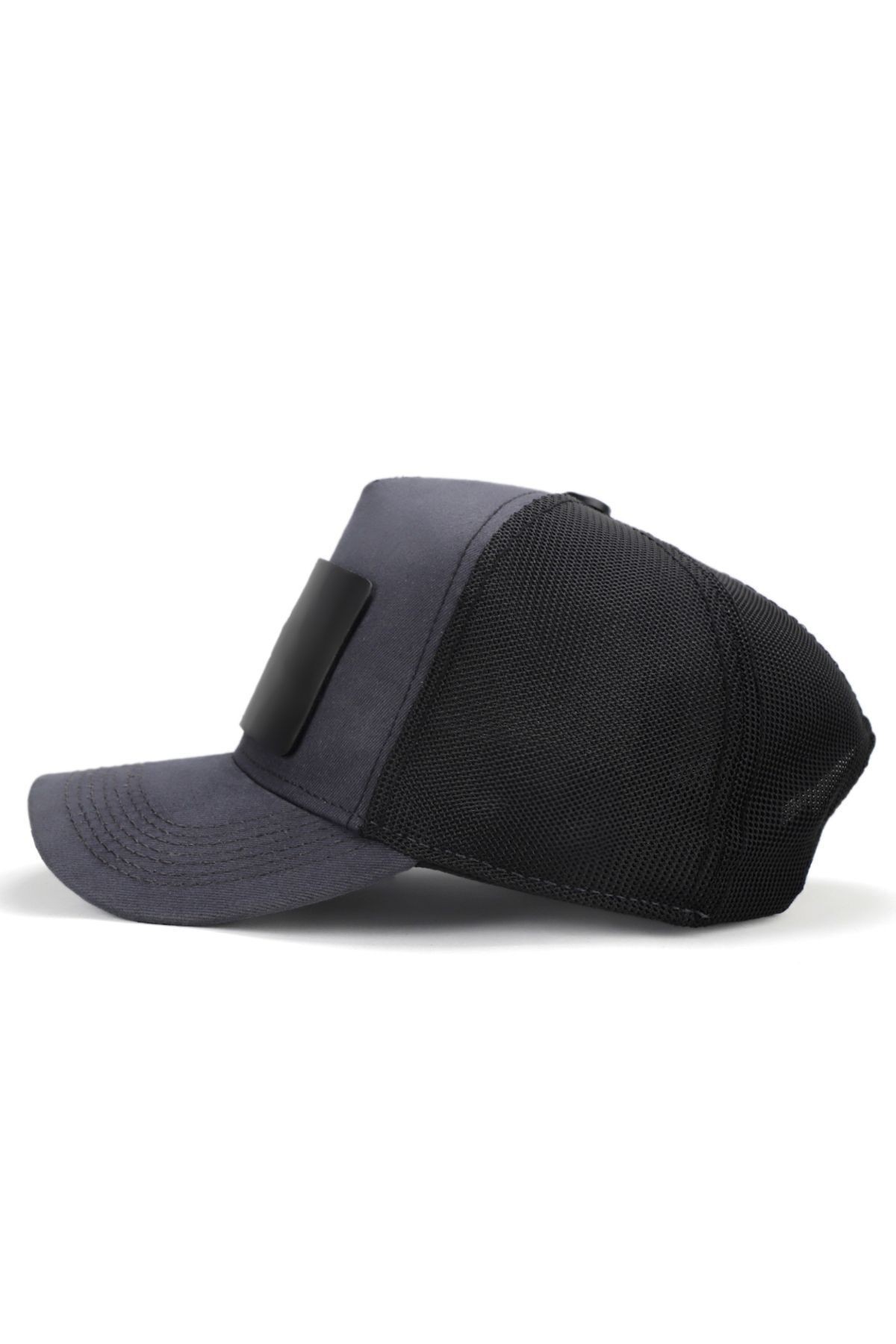 Anthracite-black trucker cap with Saygı license – 2 Kaan