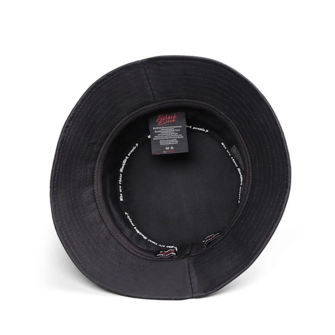 Gorra Bucket Negra con Logodo