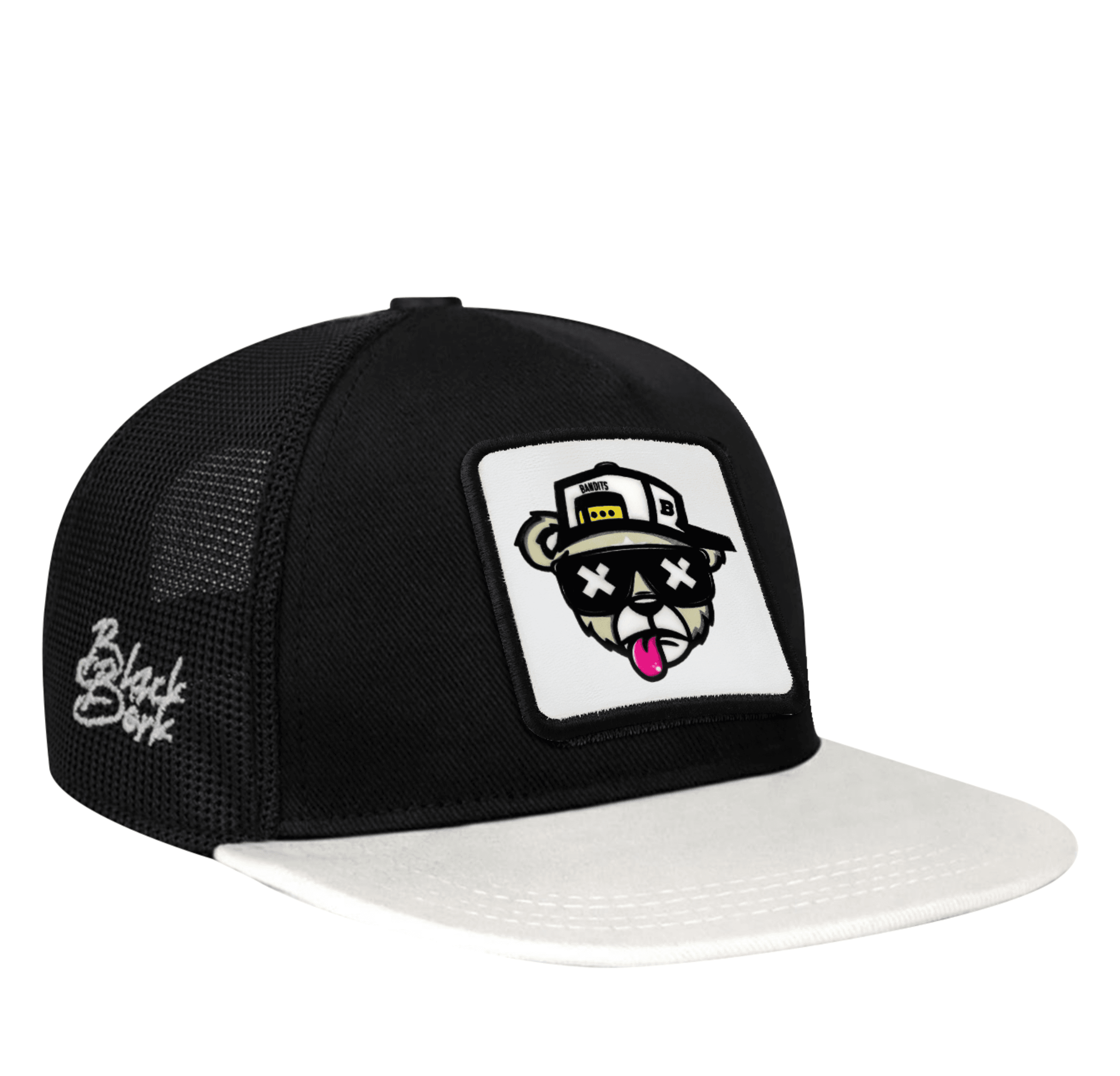 Gorra Blanco Negro Hip Hop Niños  Trucker