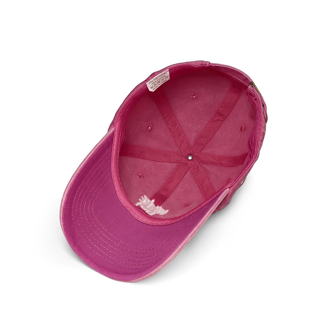 Gorra rosa vintage