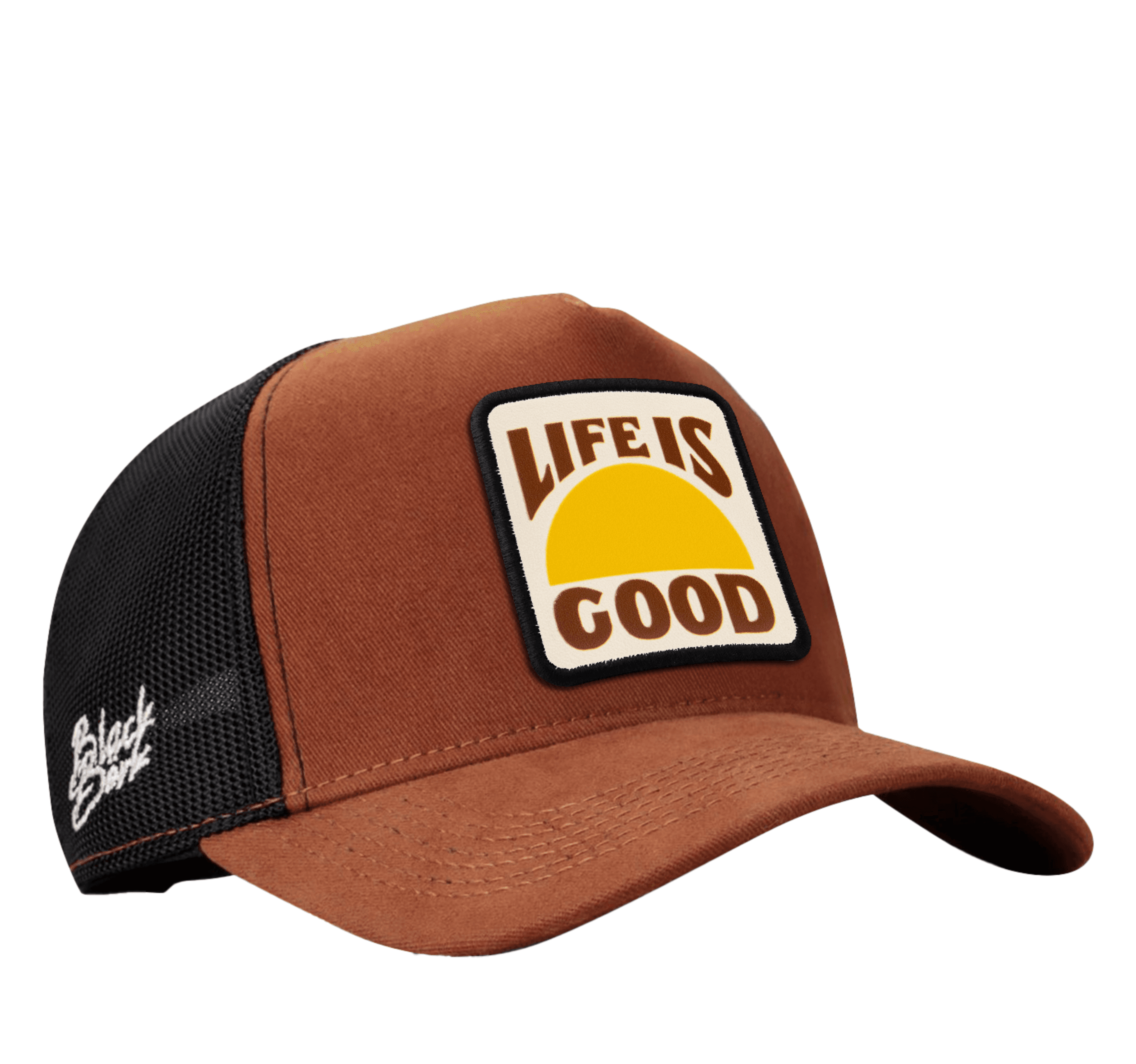 Gorra Camel Negro Trucker