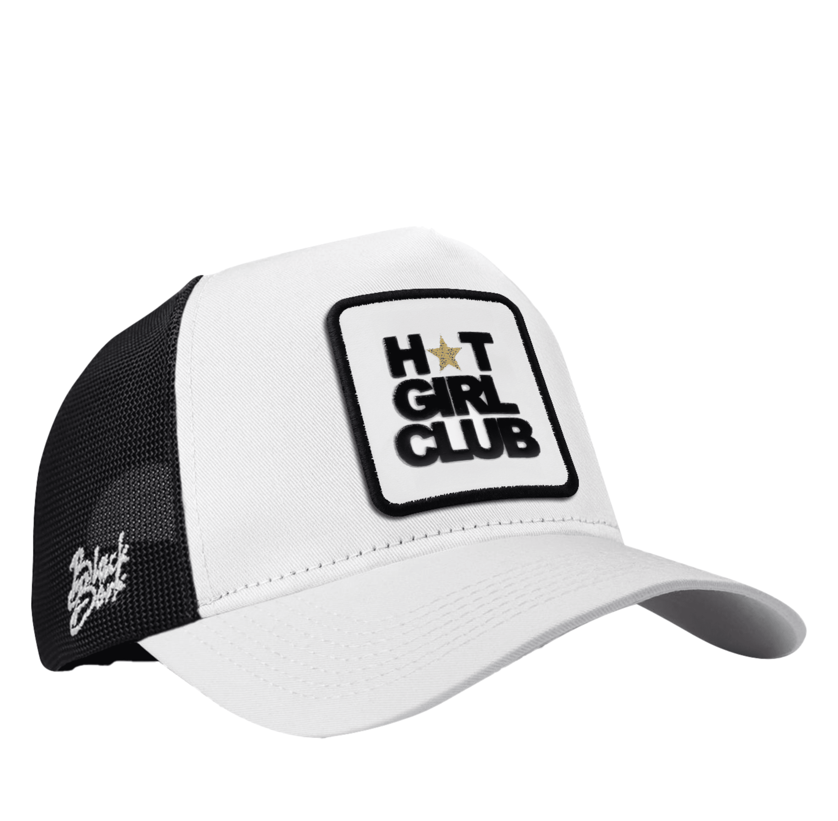 Gorra Blanco Negro Trucker