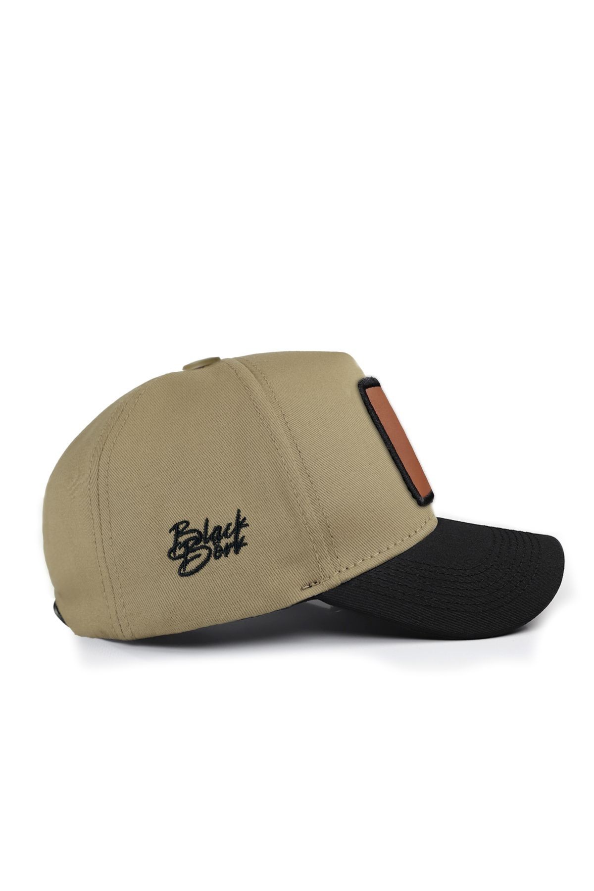Gorra de beisbol negre-visó amb logo de Rock