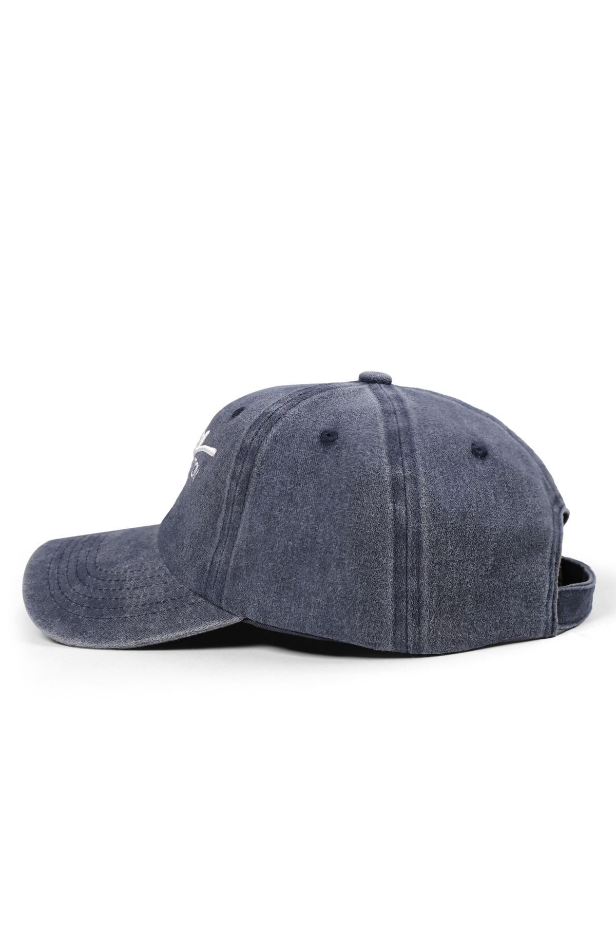 Gorra de béisbol azul marino vintage