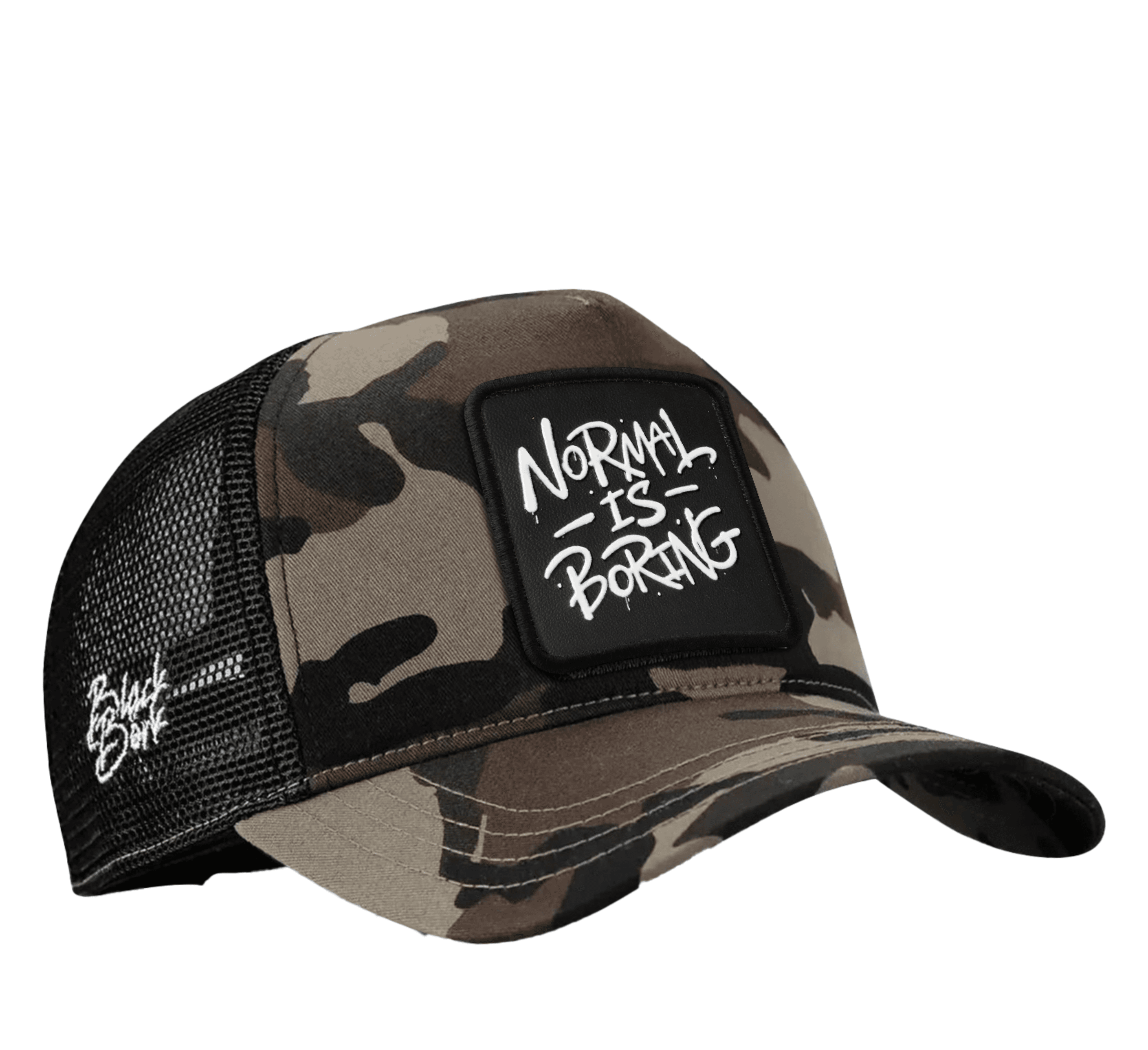 Gorra Camuflaje - Negro Trucker
