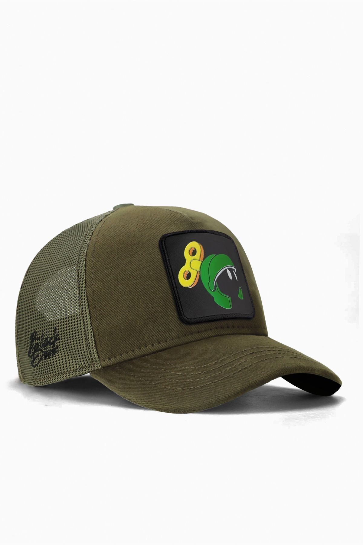 Gorra trucker infantil con logo de extraterrestre
