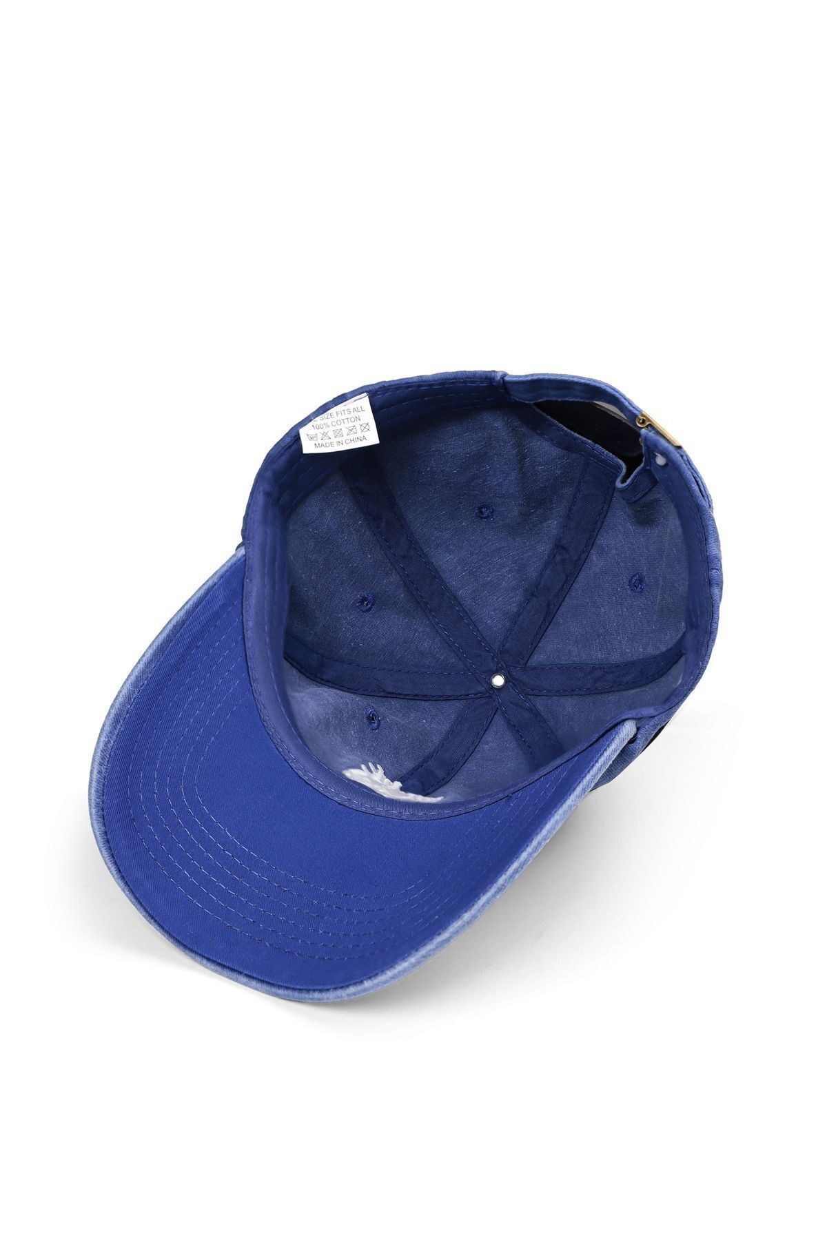 Gorra de béisbol azul vintage