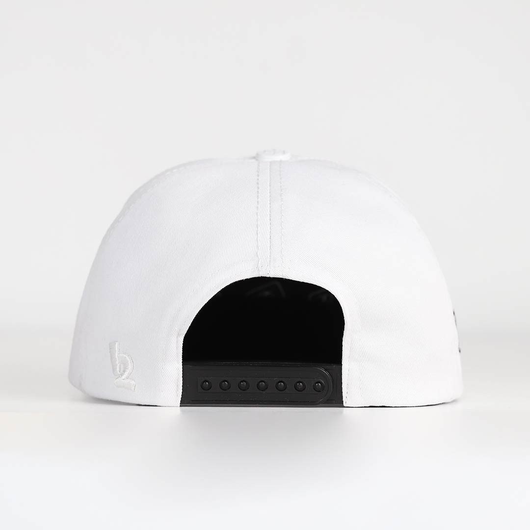 White-navy Hip Hop Cap