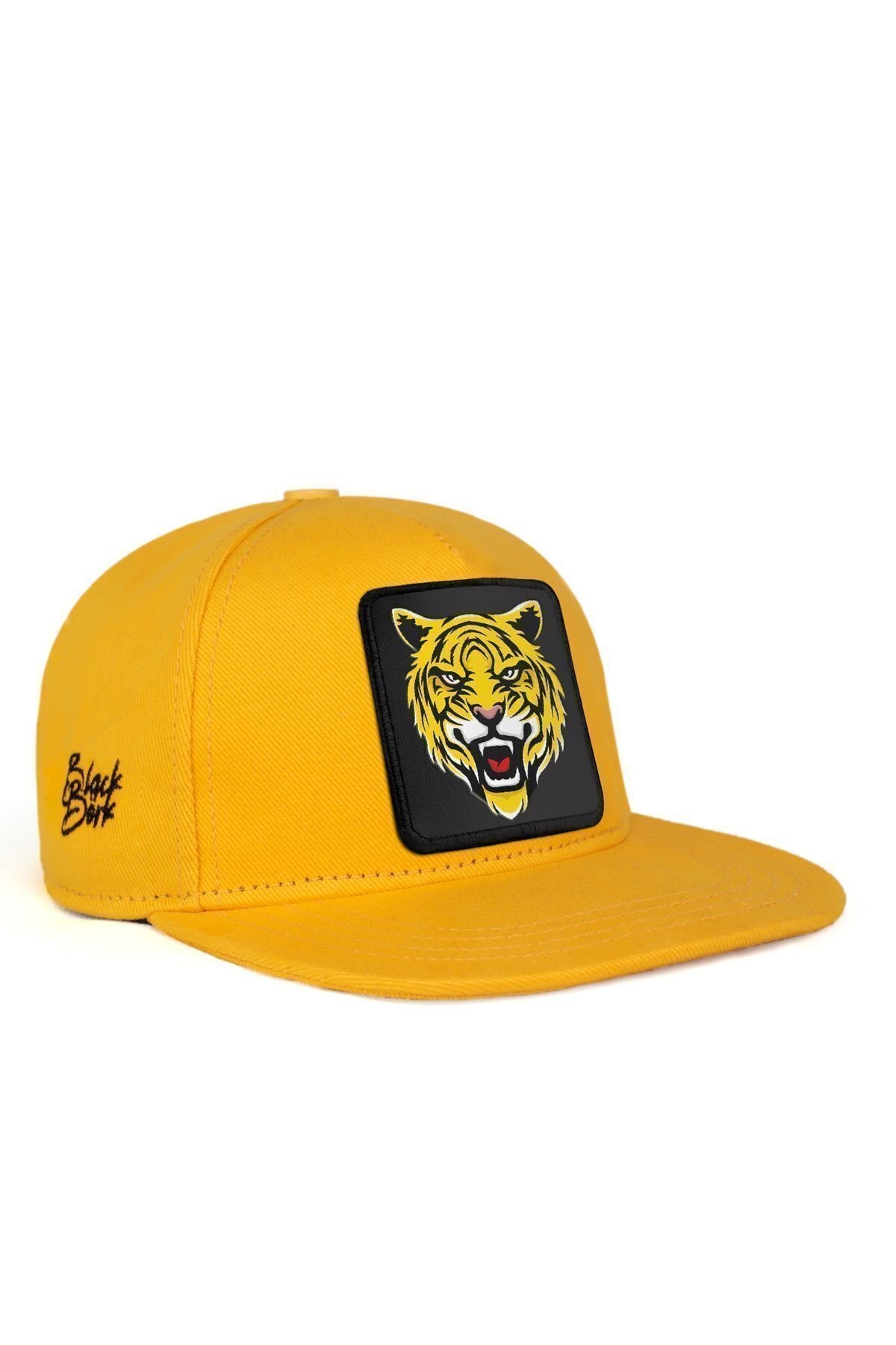 Gorra Hip Hop para Niños amarilla con logo de tigre