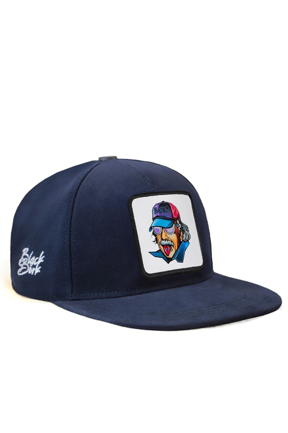 Gorra Hip Hop para Niños azul marino con logo de Einstein