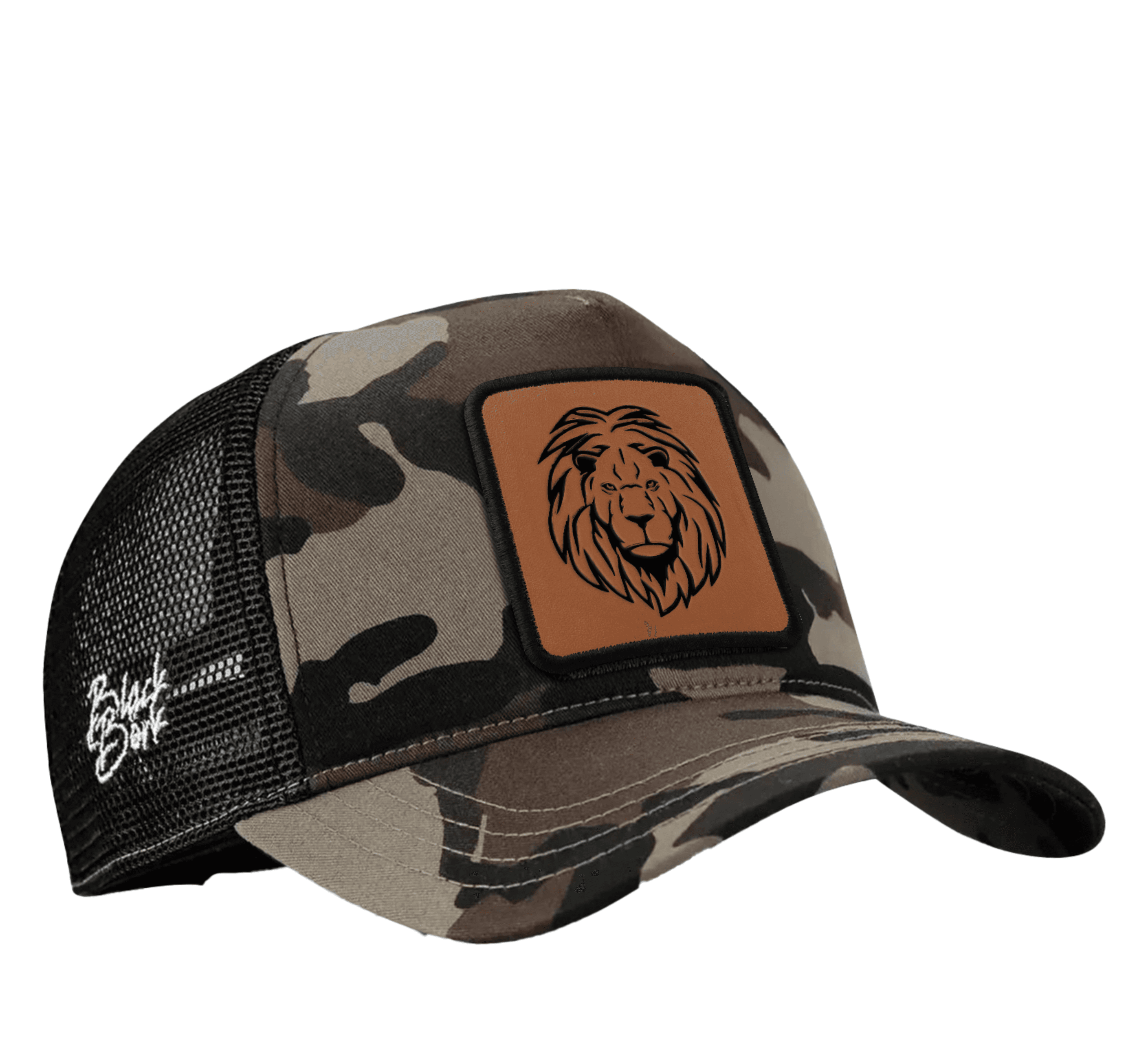 Gorra Camuflaje - Negro Trucker