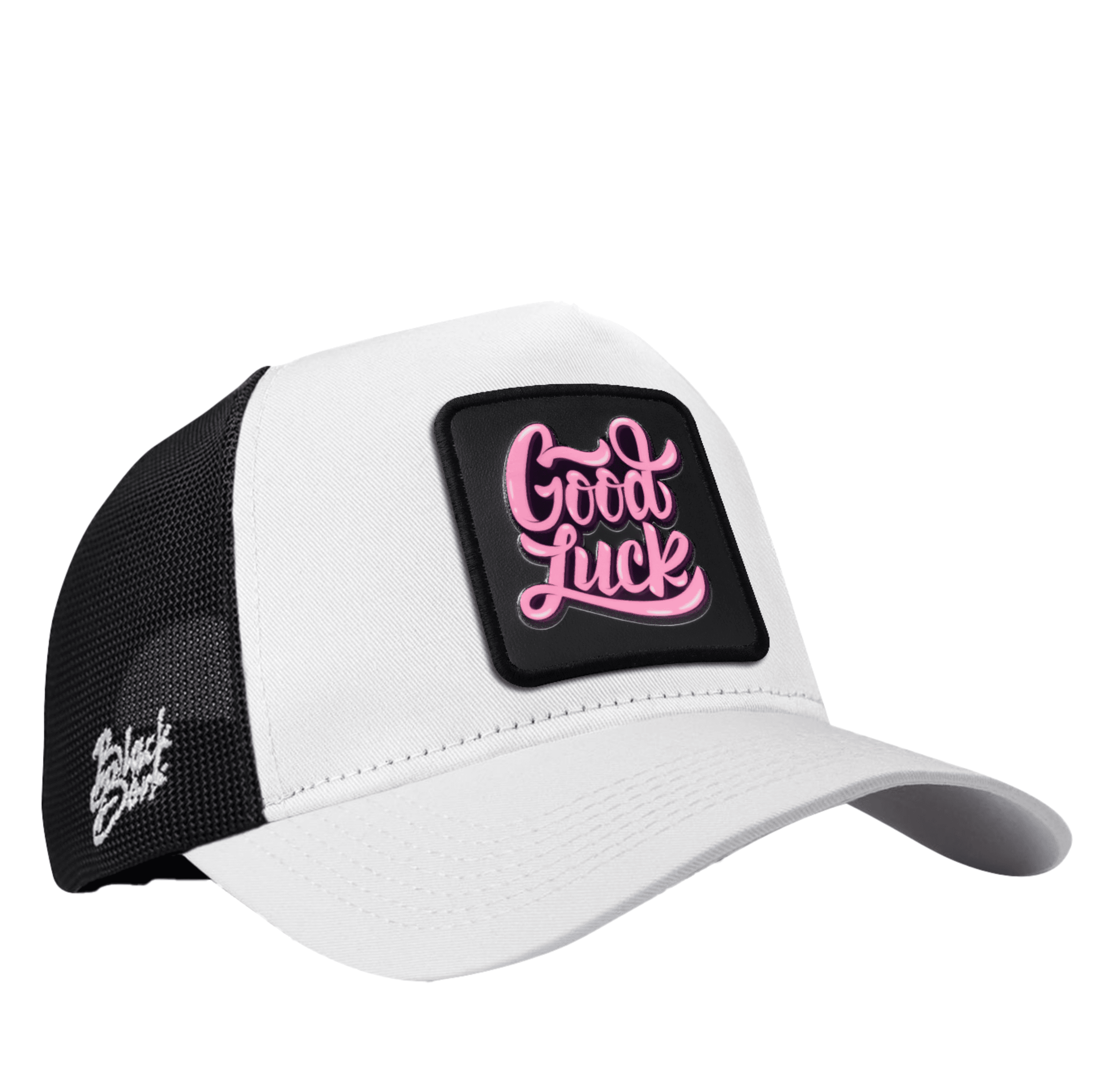 Gorra Blanco Negro Trucker