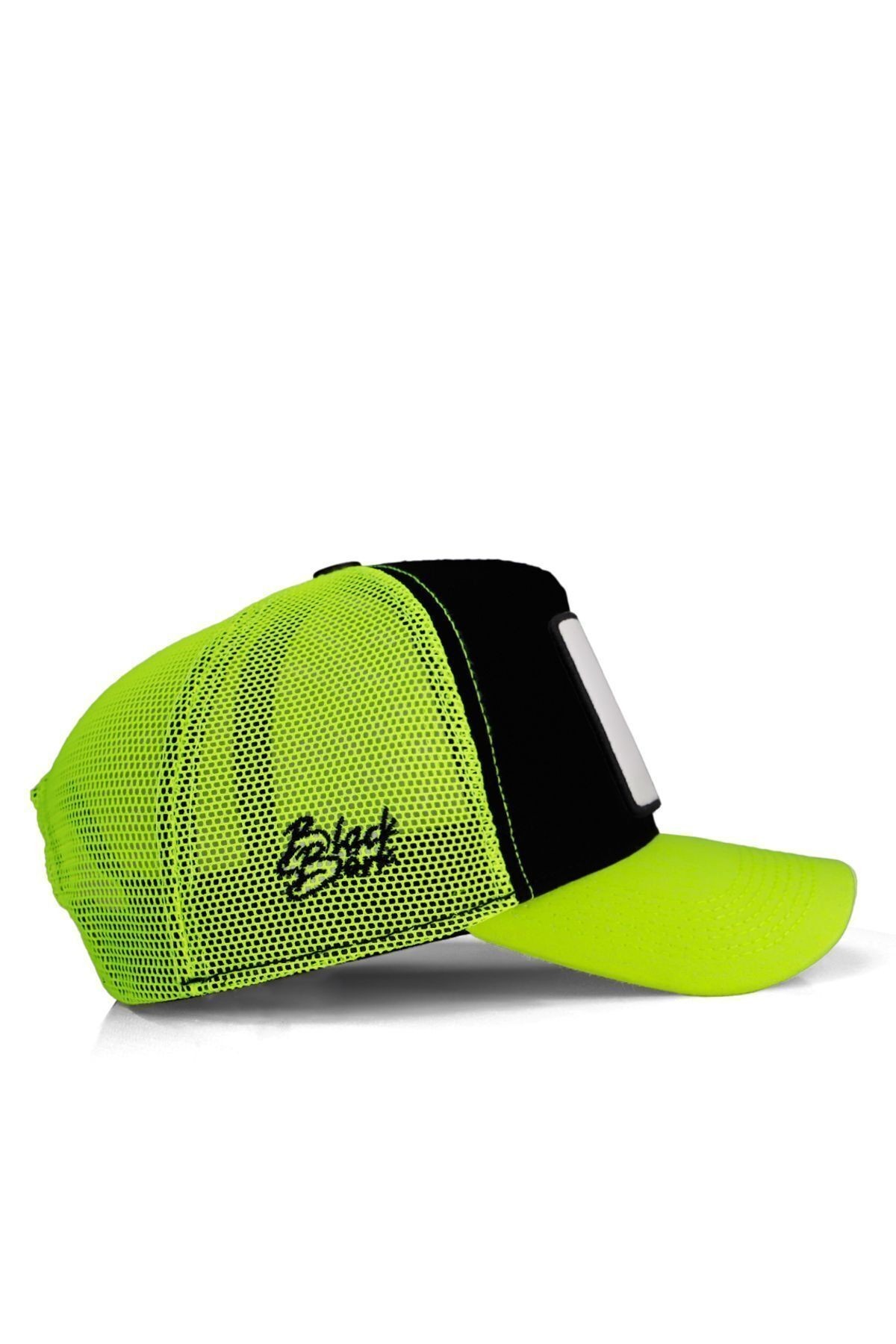 Gorra trucker negre-neó amb logo de pantera