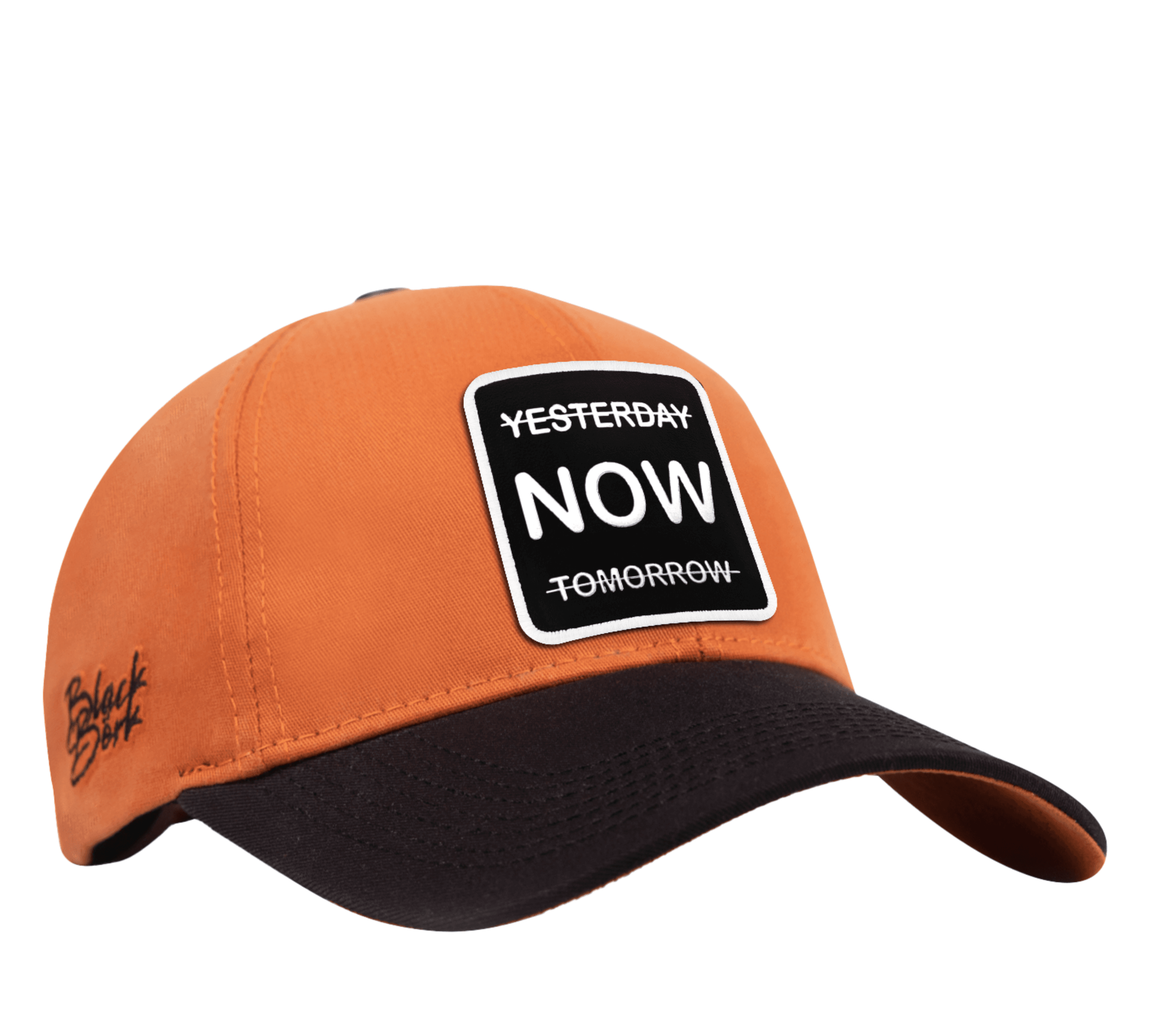 Gorra Six Negro - Ladrillo