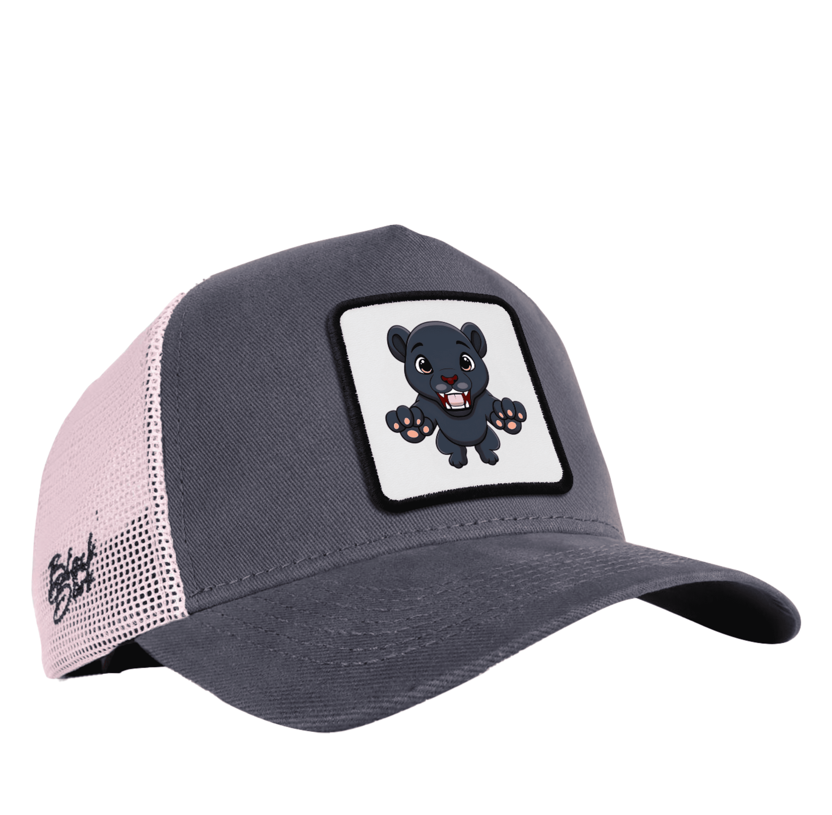 Gorra Antracita - Rosa Polvo Trucker