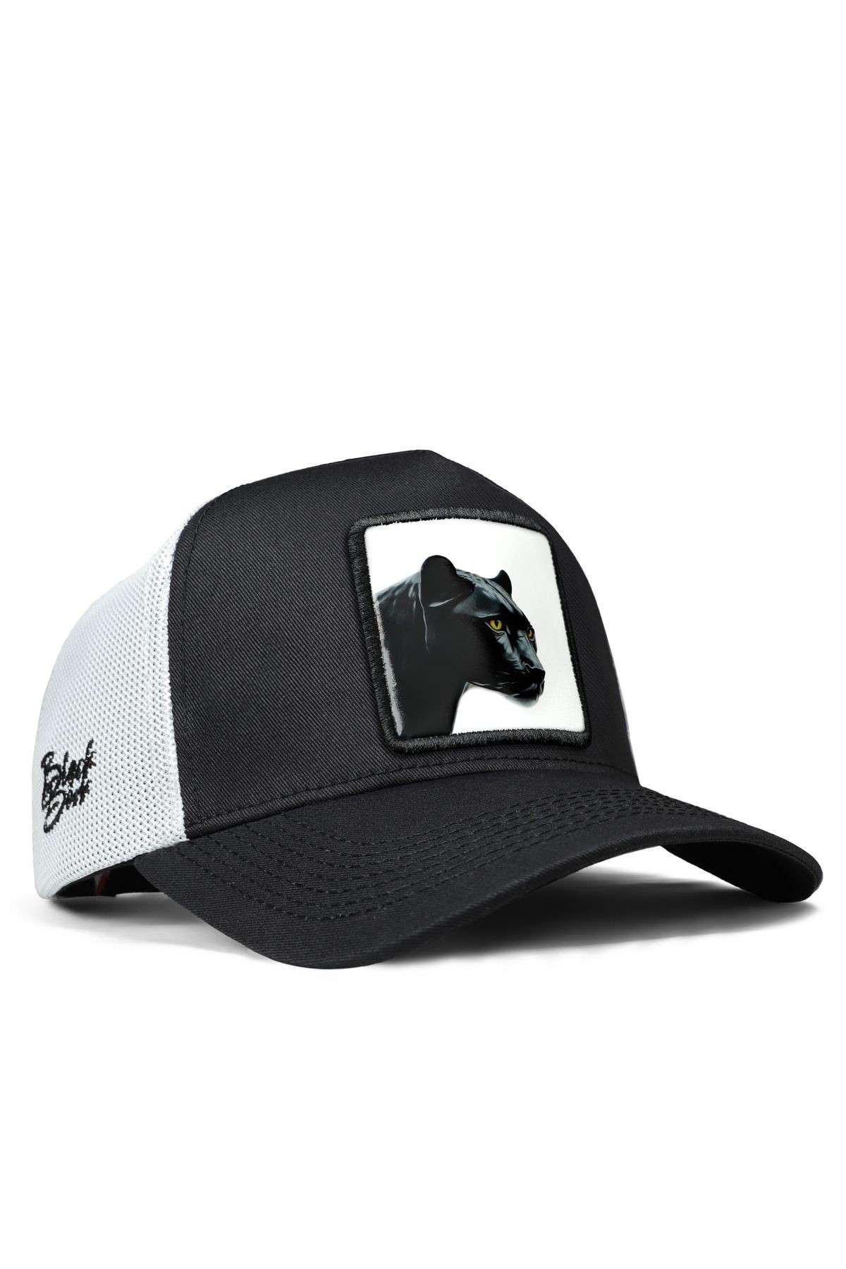 Gorra Negro Blanco Trucker