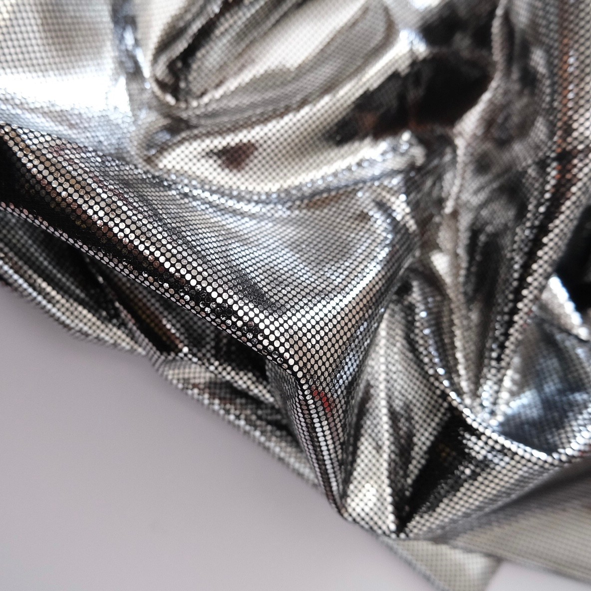 SILVER SPARKLE - Mini lastik toka