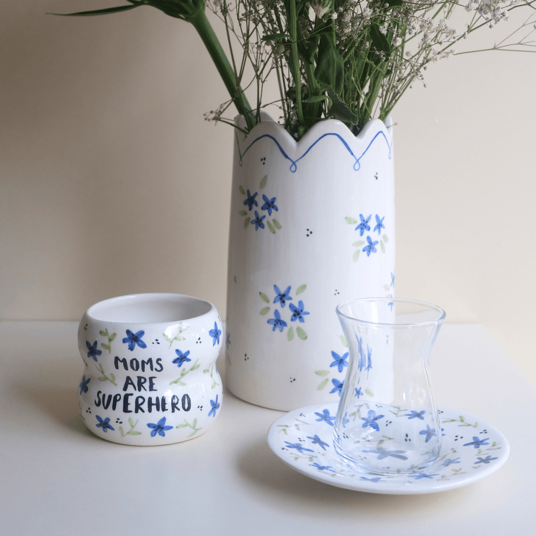 Mini Floral Vazo