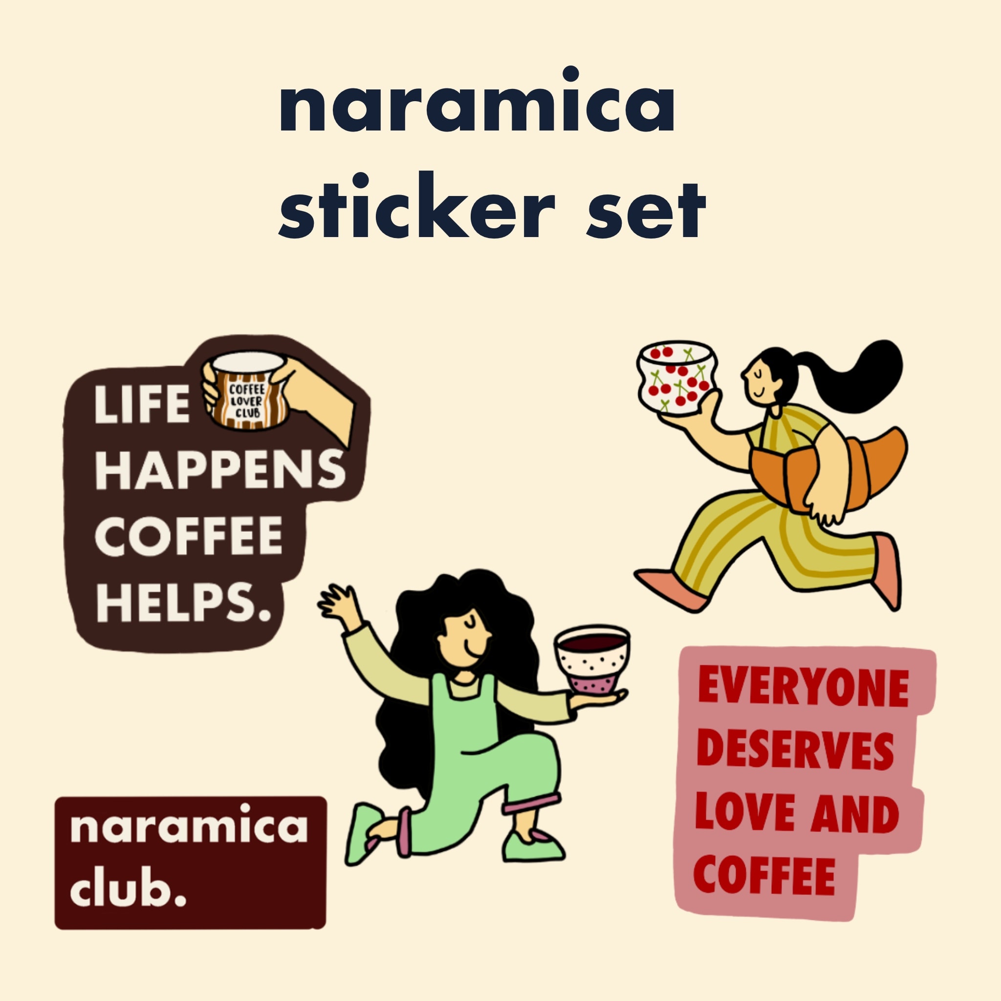 Naramica Sticker Set