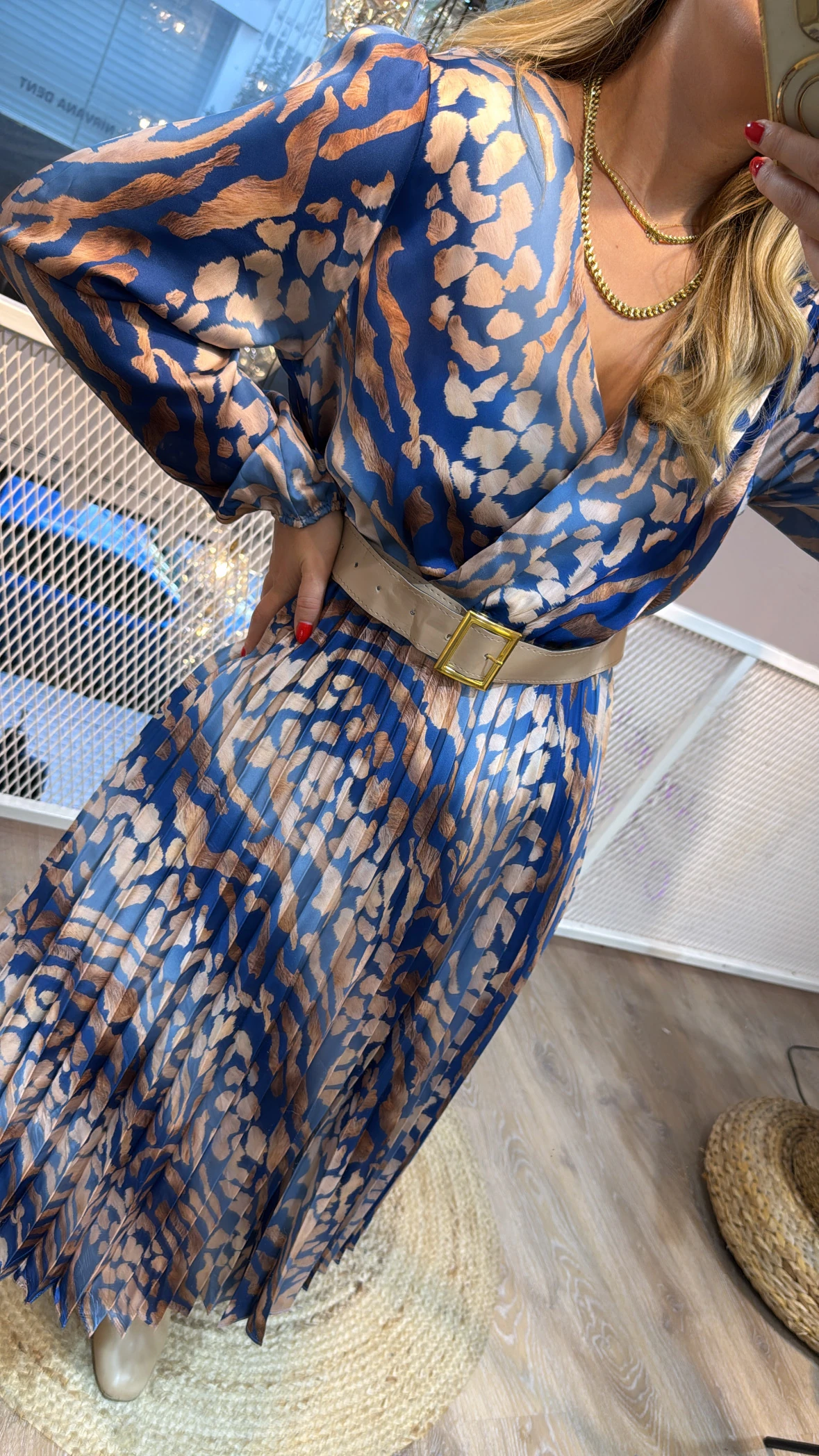 SATEN ASTARLI ELBİSE 6289