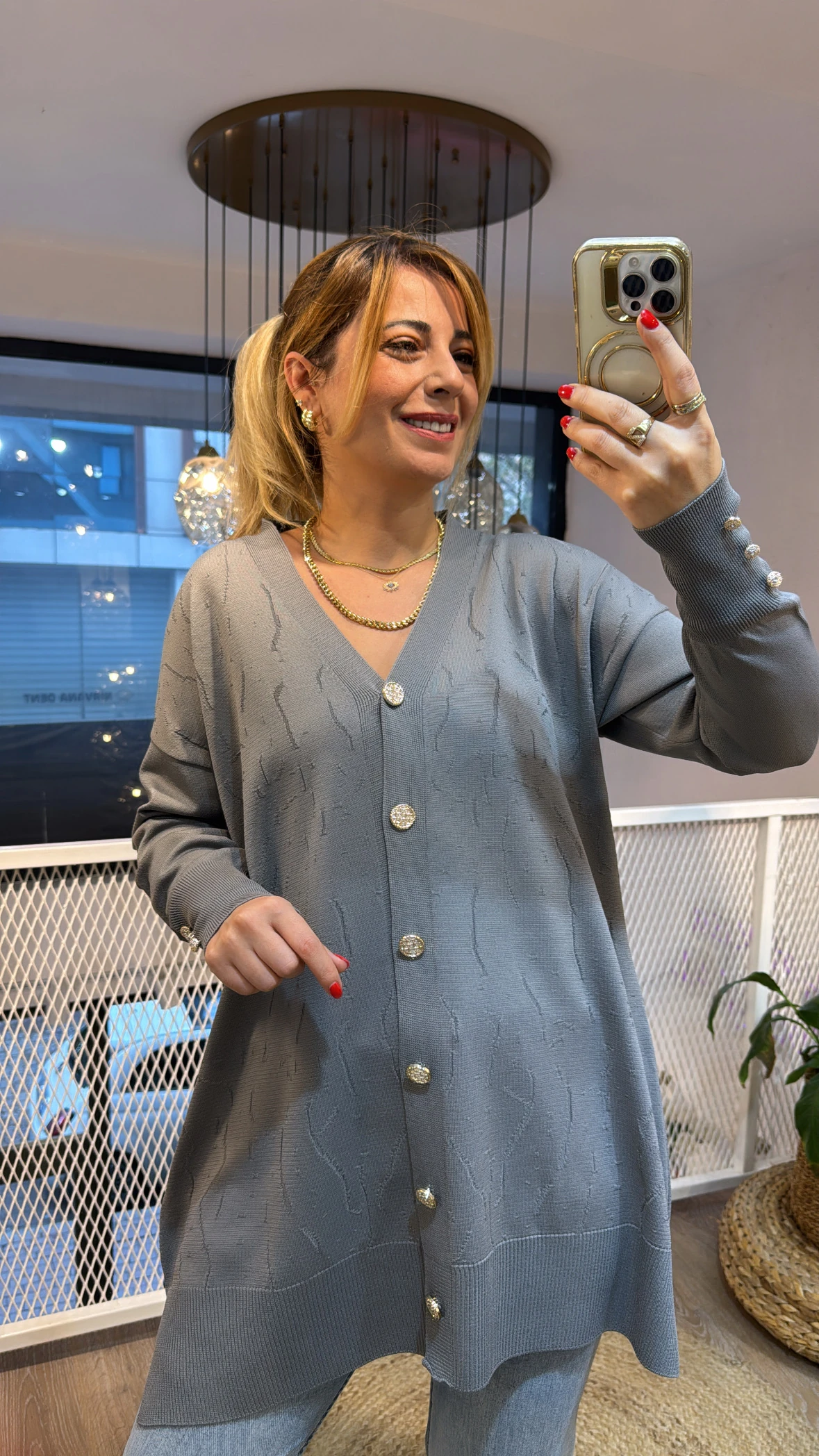 GRİ MERSERİZE HIRKA 4768