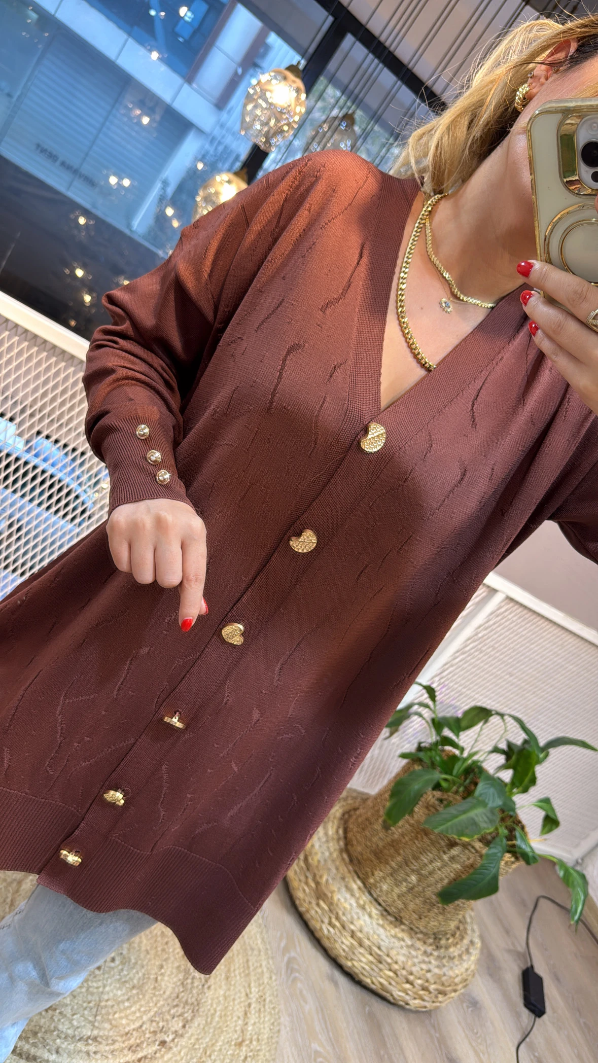 GÜL KURUSU MERSERİZE HIRKA 4768