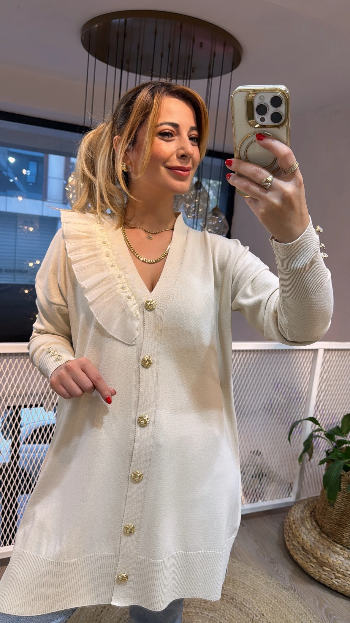 FIRFIR YAKA KREM HIRKA 6282