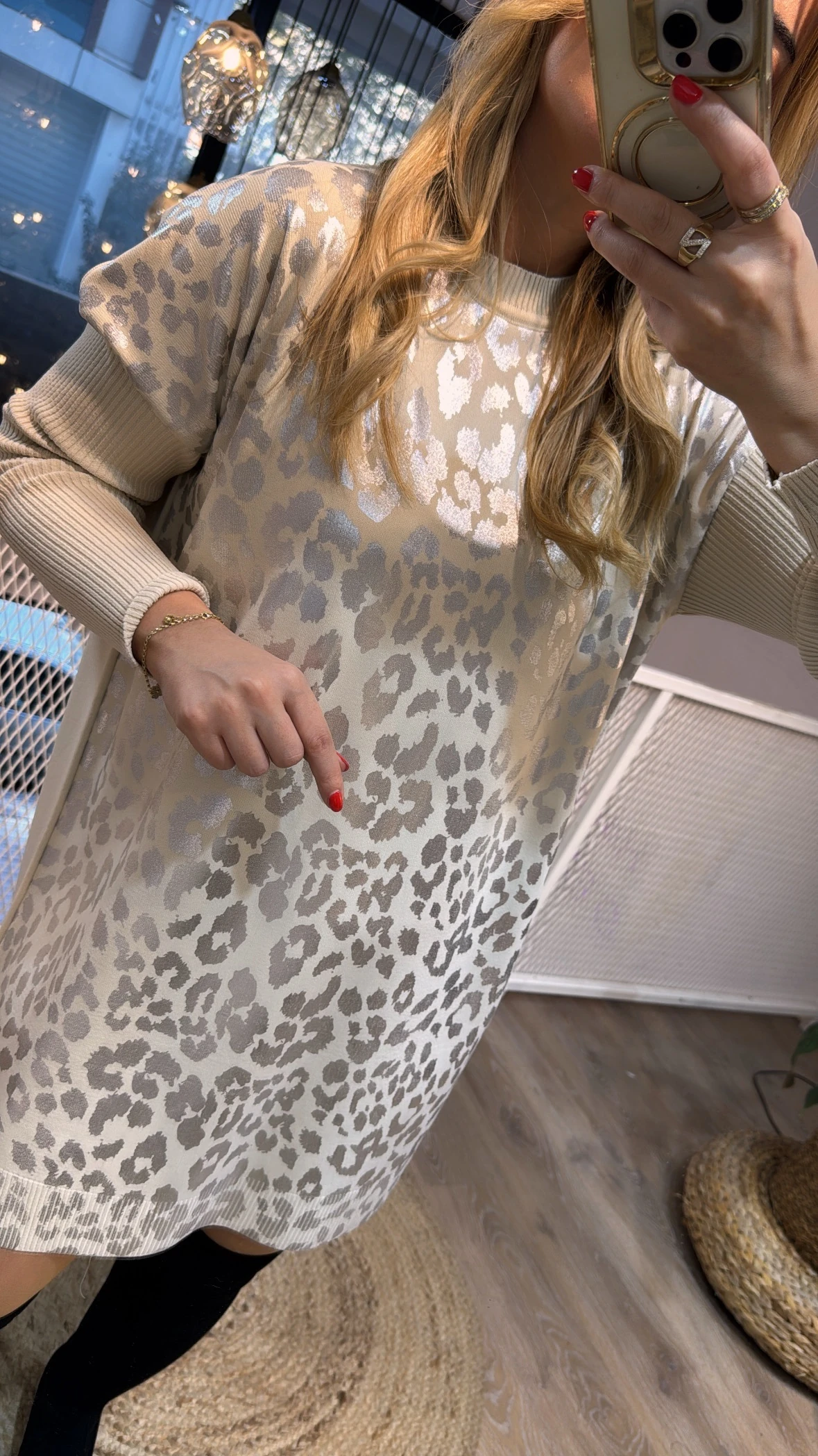 KREM LEOPAR MERSERİZE TEİKO