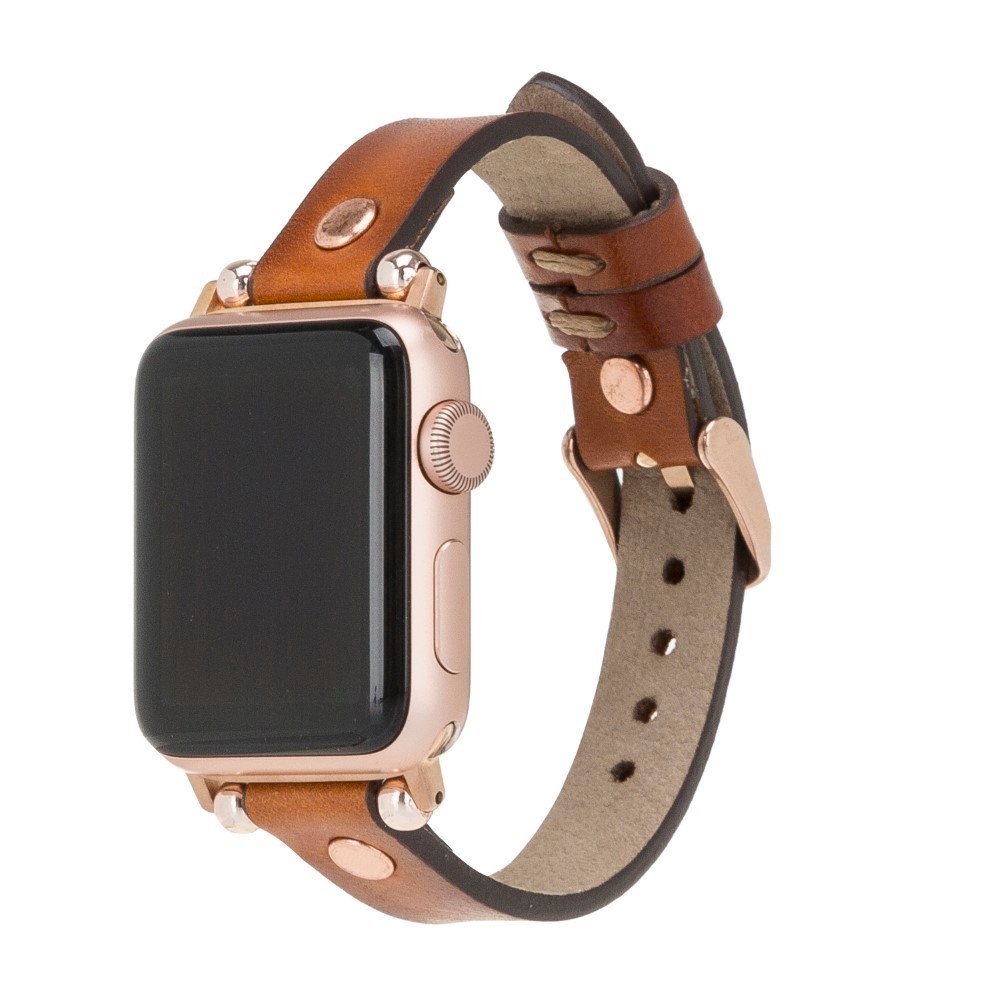 Apple Watch Uyumlu Deri Kordon 42-44-45mm RG RST2EF