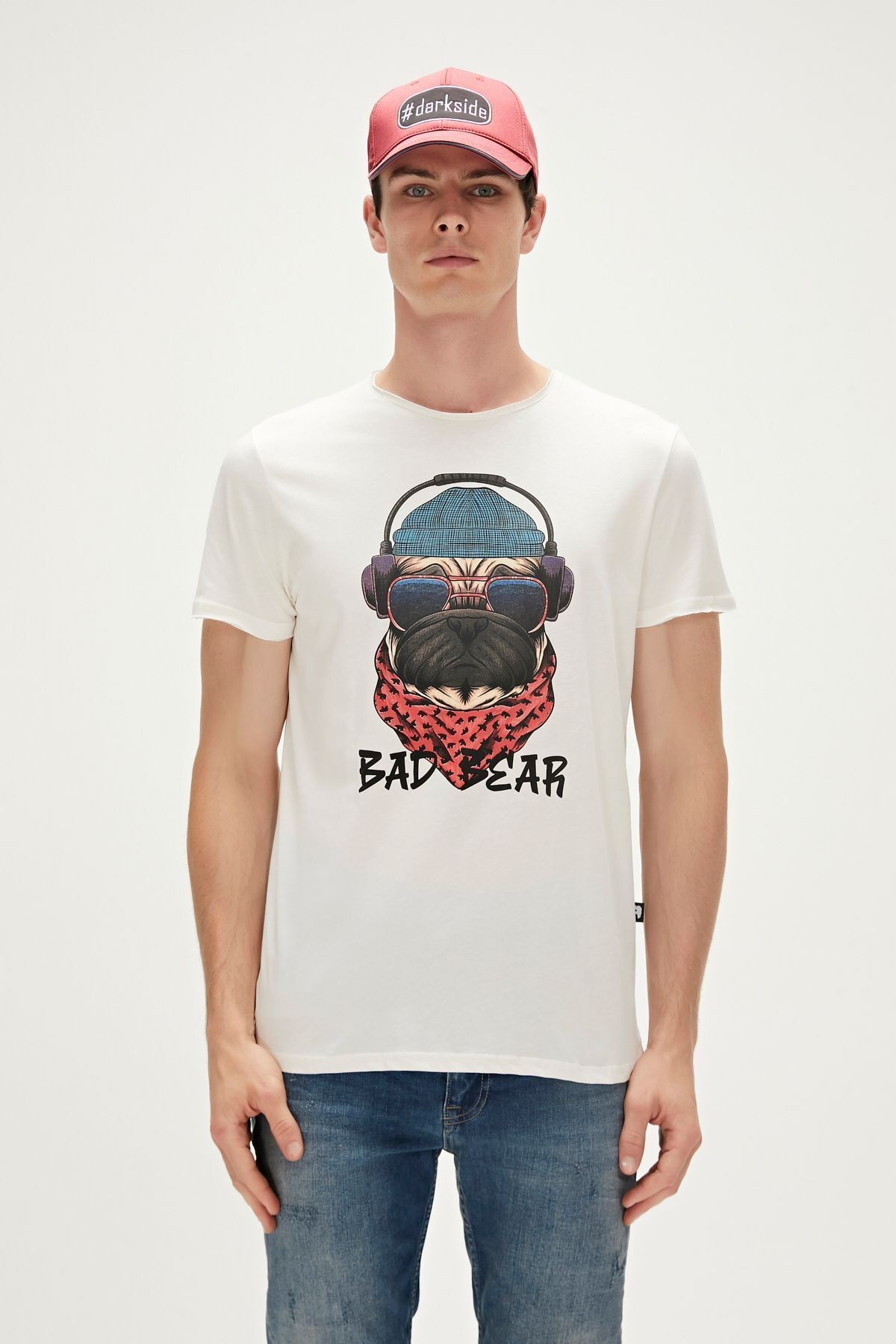 Reckless T-shirt Off-white Beyaz 3d Baskılı Erkek Tişört