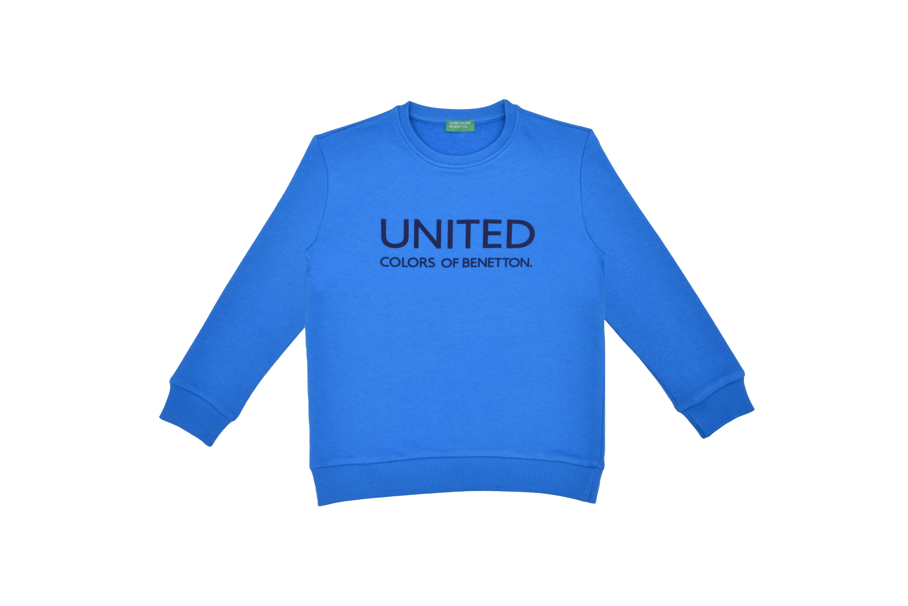 Benetton Erkek Çocuk Sweatshirt BNT-B21877 - Mavi