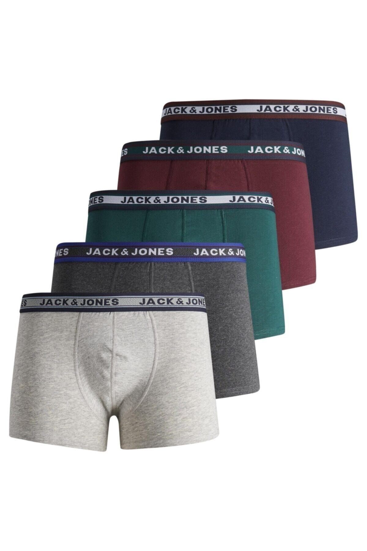 Jack Jones Lıver 5 Li Paket Erkek Boxer