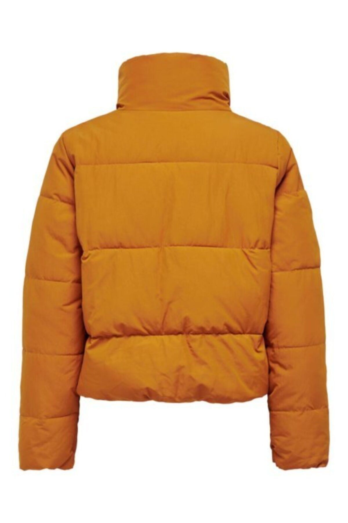 Bayan Onldolly Short Puffer Kışlık Mont - Sarı