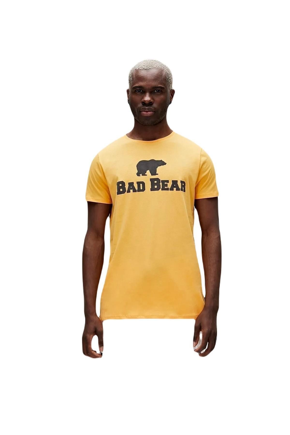 Bear Tee Ks T-shirt Hardal Logo Baskılı King Size Erkek Tişört