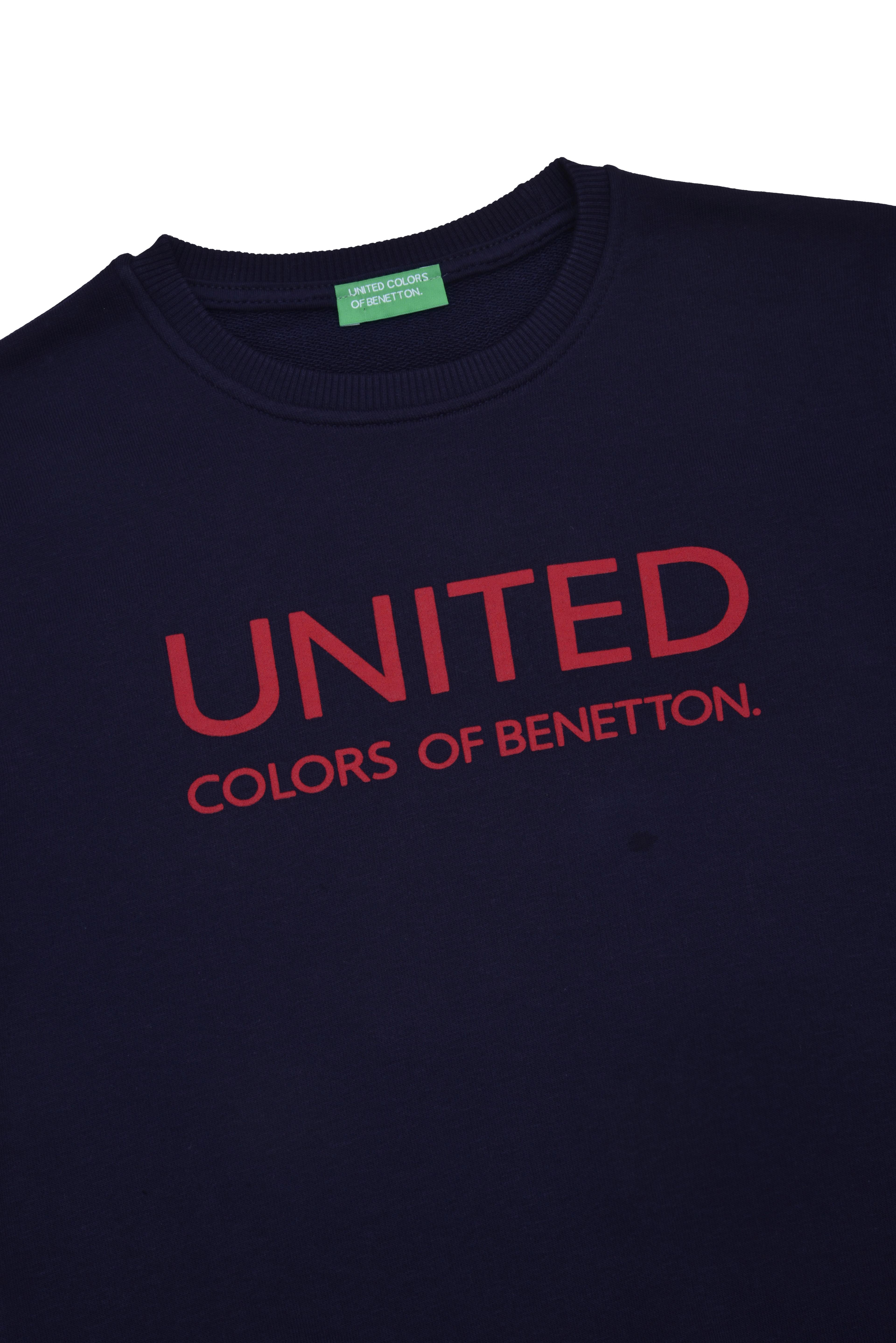 Benetton Erkek Çocuk Sweatshirt BNT-B21877 - Lacivert