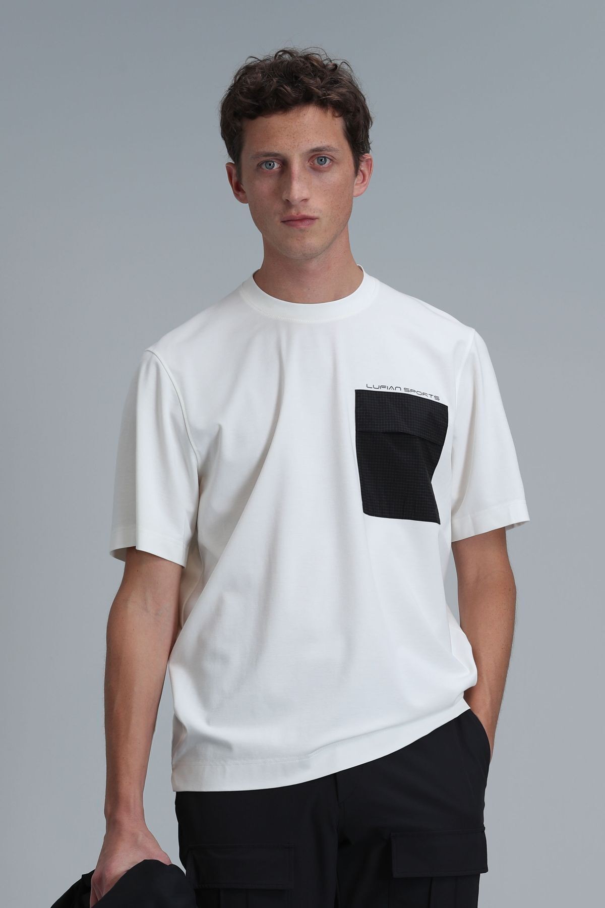 Lıam Modern Grafik T- Shirt Gri