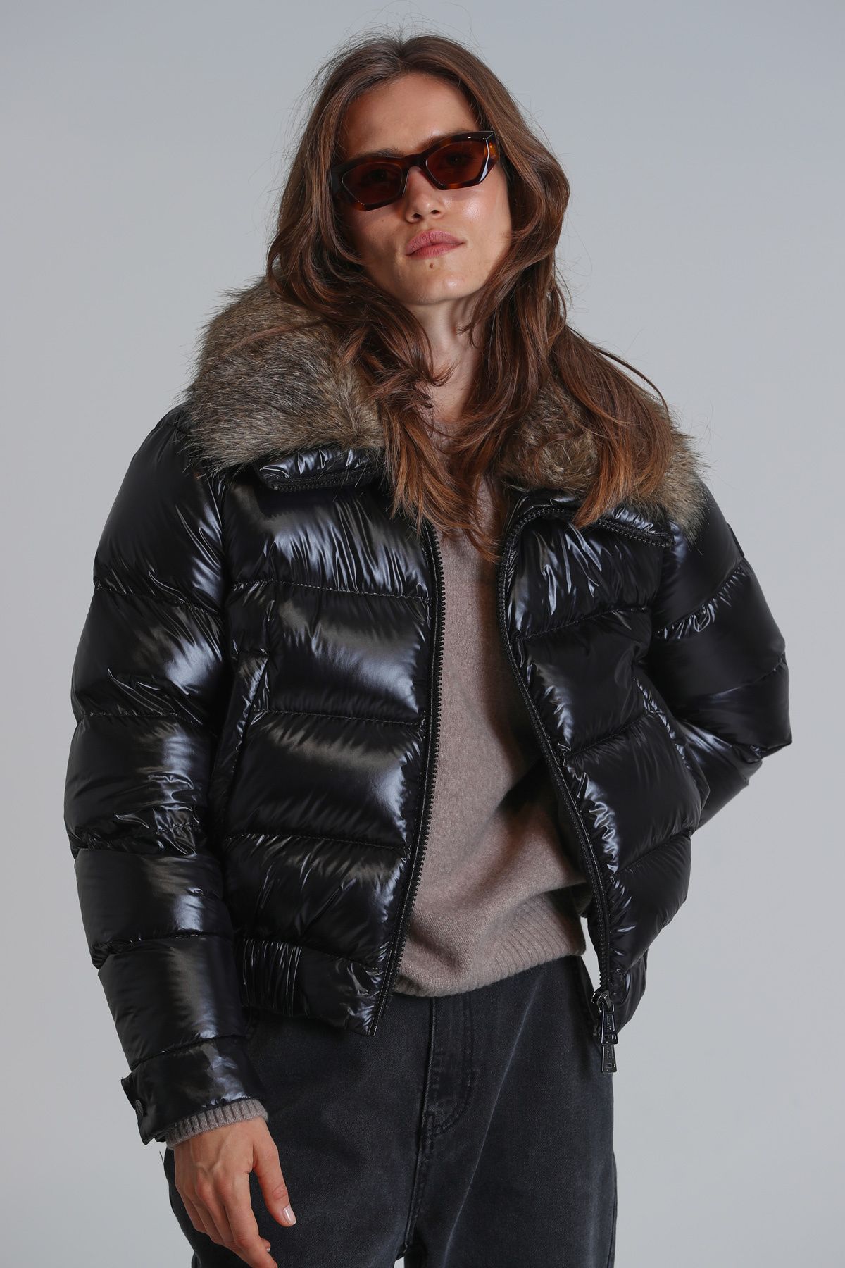 Daısy Kaztüyü Kadın Mont Gri