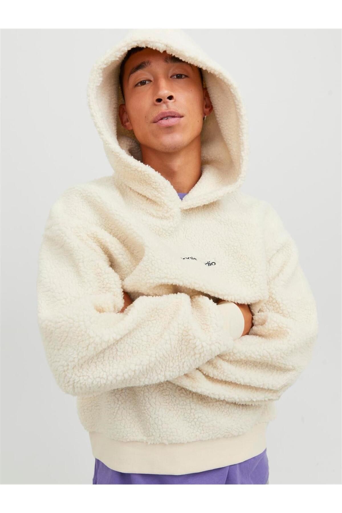 JORVESTERBRO TEDDY SWEAT HOOD SN Oatmeal