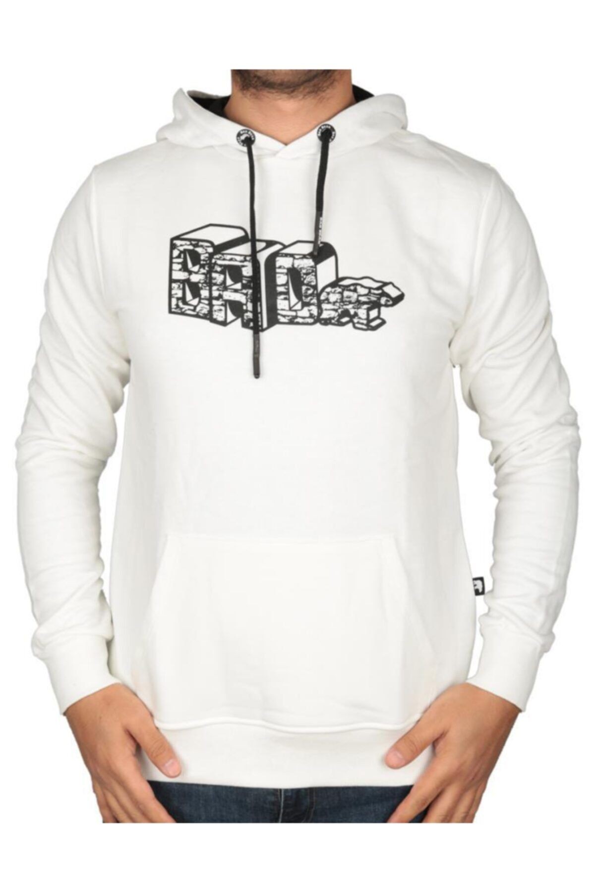 Badwall Hoodie Erkek Sweatshirt 21.02.12.013-c04off-whıte