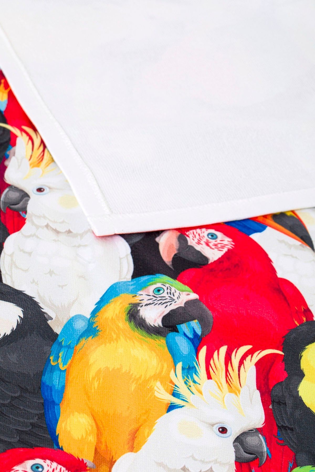 Parrots Baskılı Unisex Plaj Havlusu