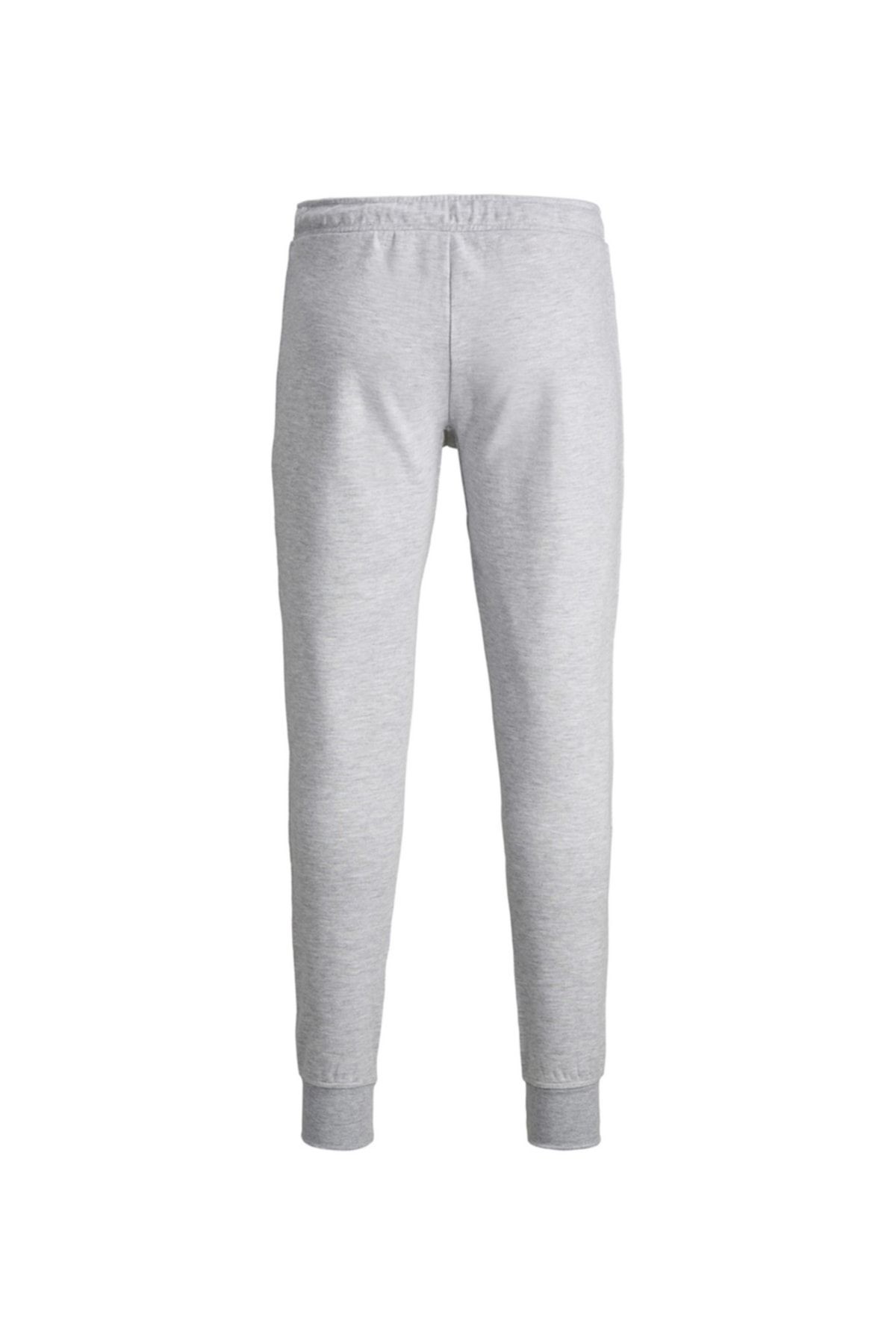 12184970_jpstwill Jjair Sweatpants Normal Bel Slim Fit Düz Açık Gri Erkek Eşofman Altı