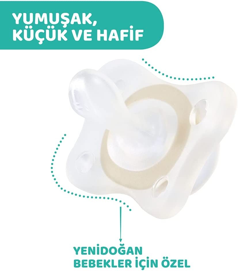 Chicco Gece Parlayan PhysioForma Mini Soft Emzik (2-6 Ay)