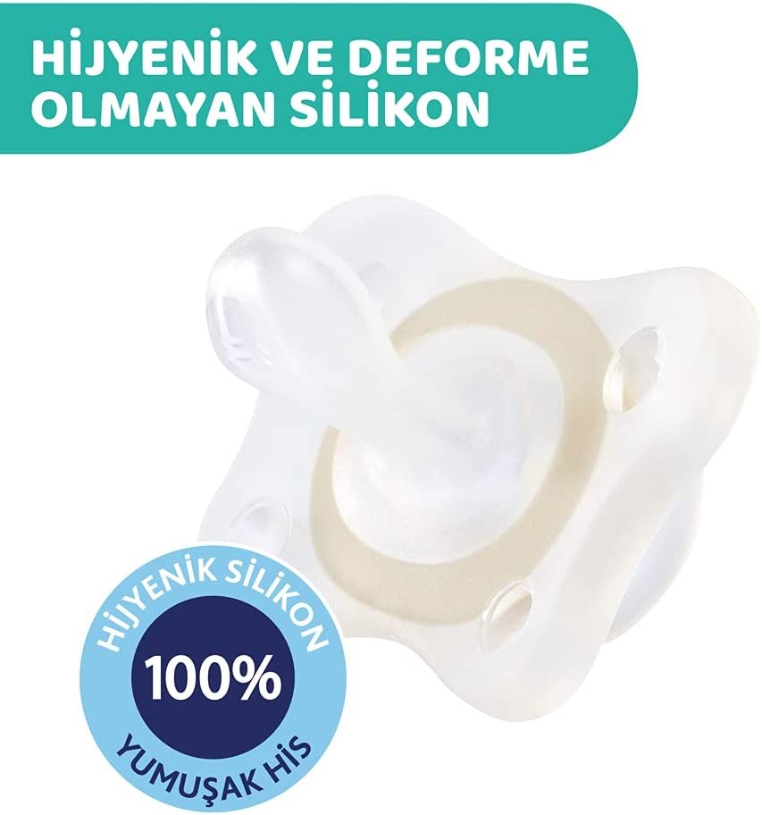 Chicco Gece Parlayan PhysioForma Mini Soft Emzik (2-6 Ay)